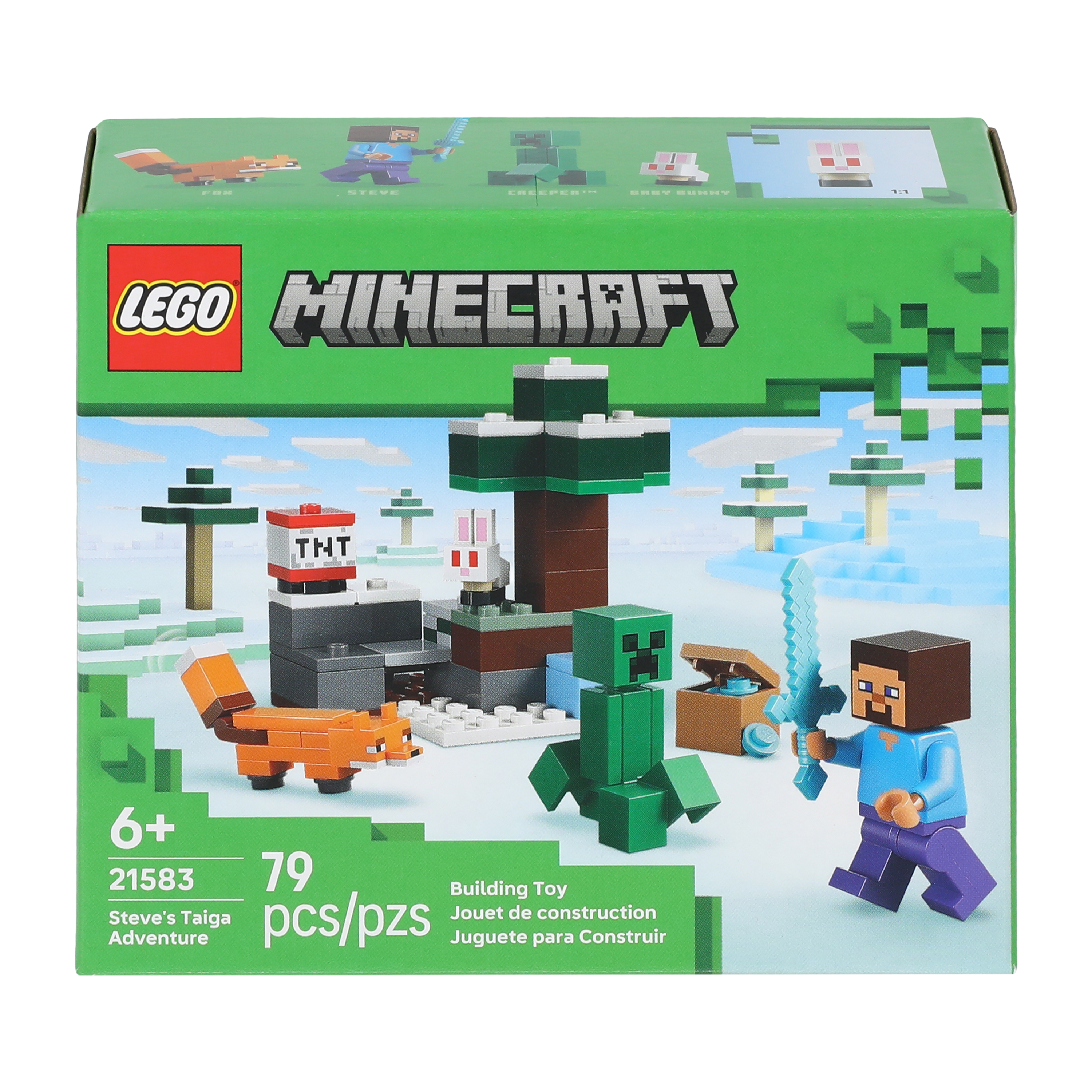 LEGO® Minecraft Steve's Taiga Adventure Building Toy
