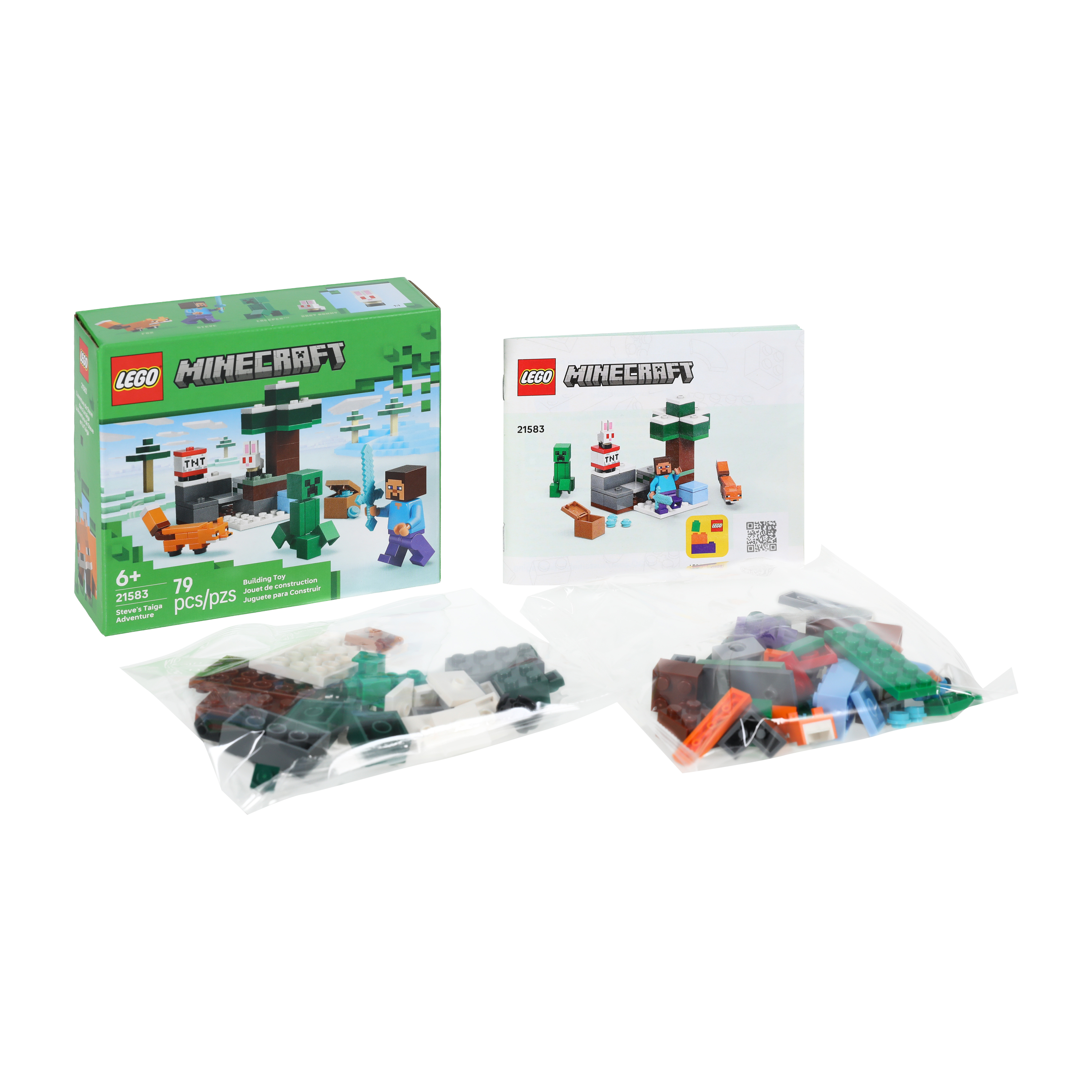 LEGO® Minecraft Steve's Taiga Adventure Building Toy