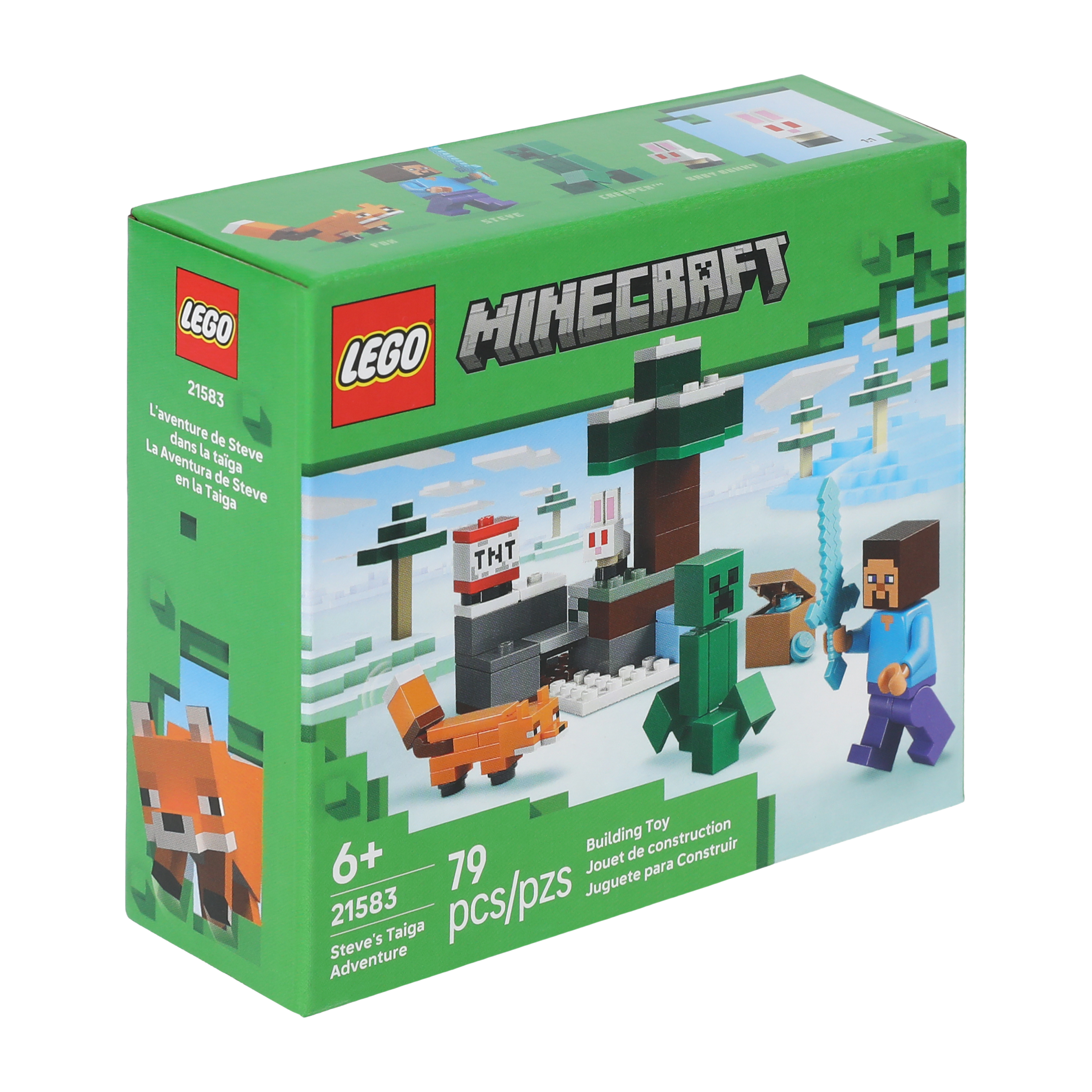 LEGO® Minecraft Steve's Taiga Adventure Building Toy
