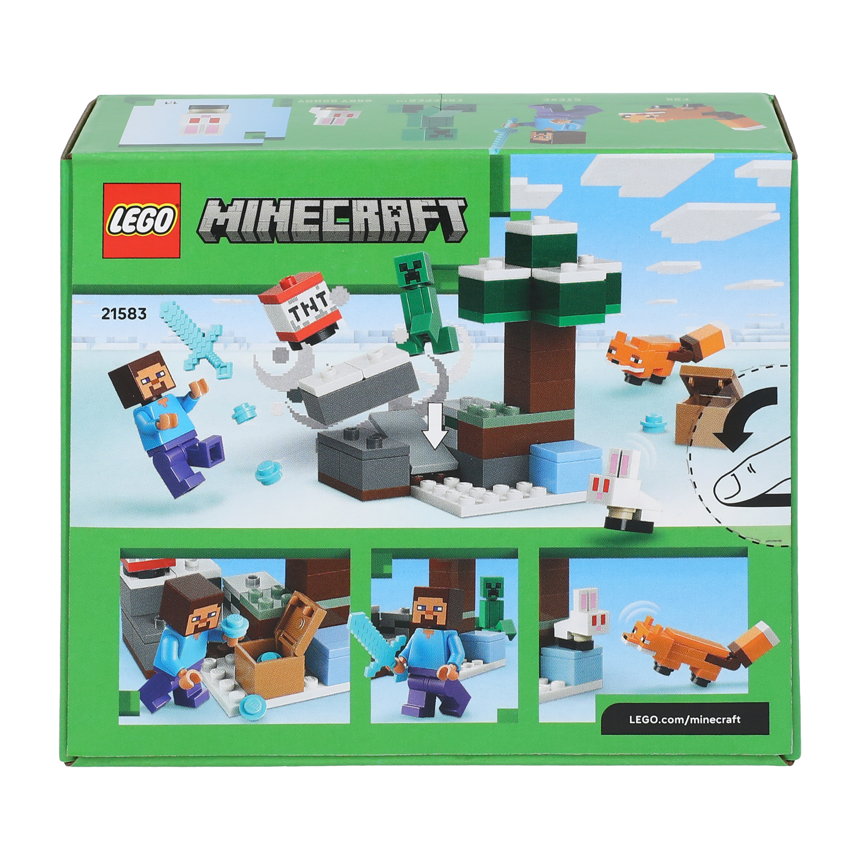 LEGO® Minecraft Steve's Taiga Adventure Building Toy
