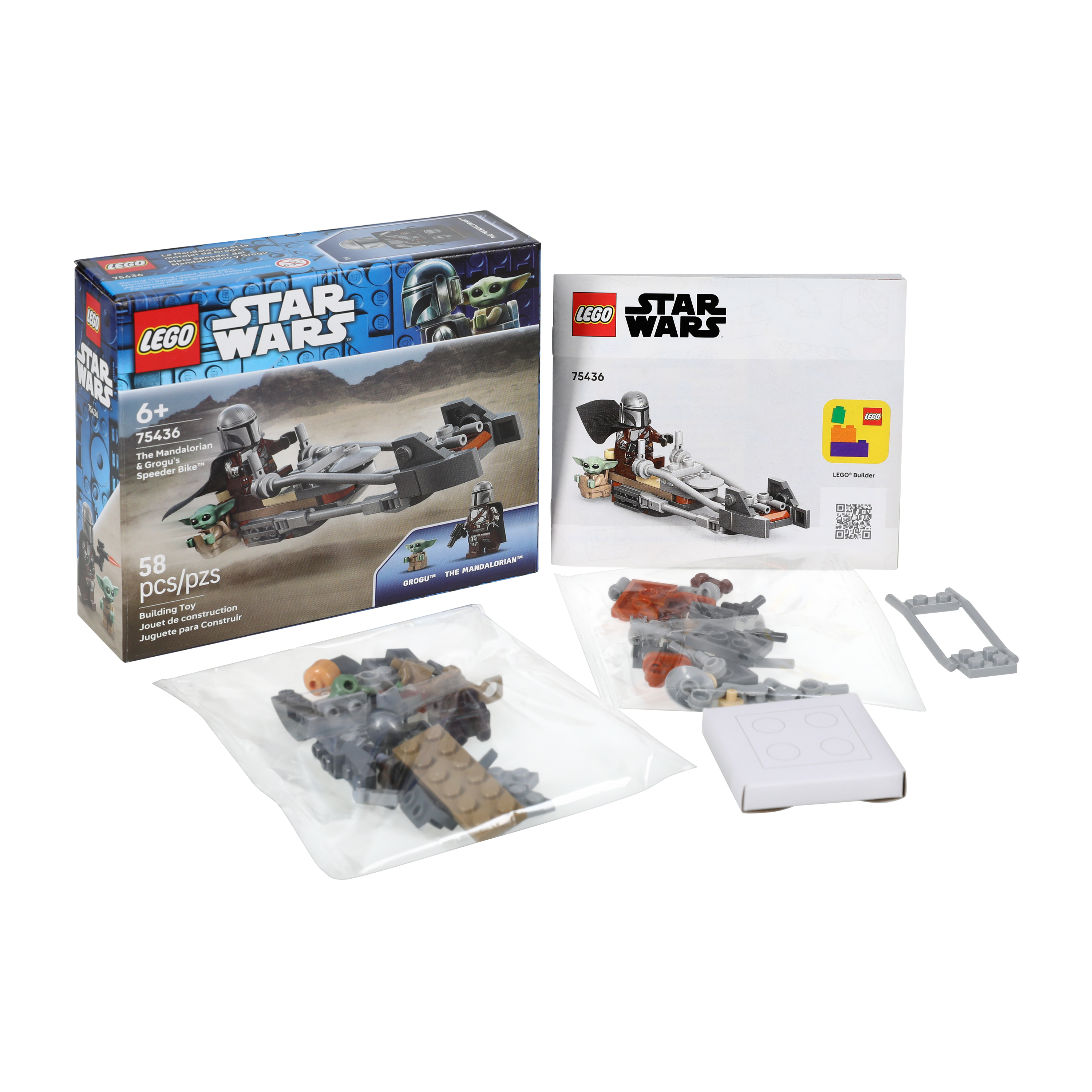 LEGO® Star Wars™ The Mandalorian Speeder Bike Building Toy