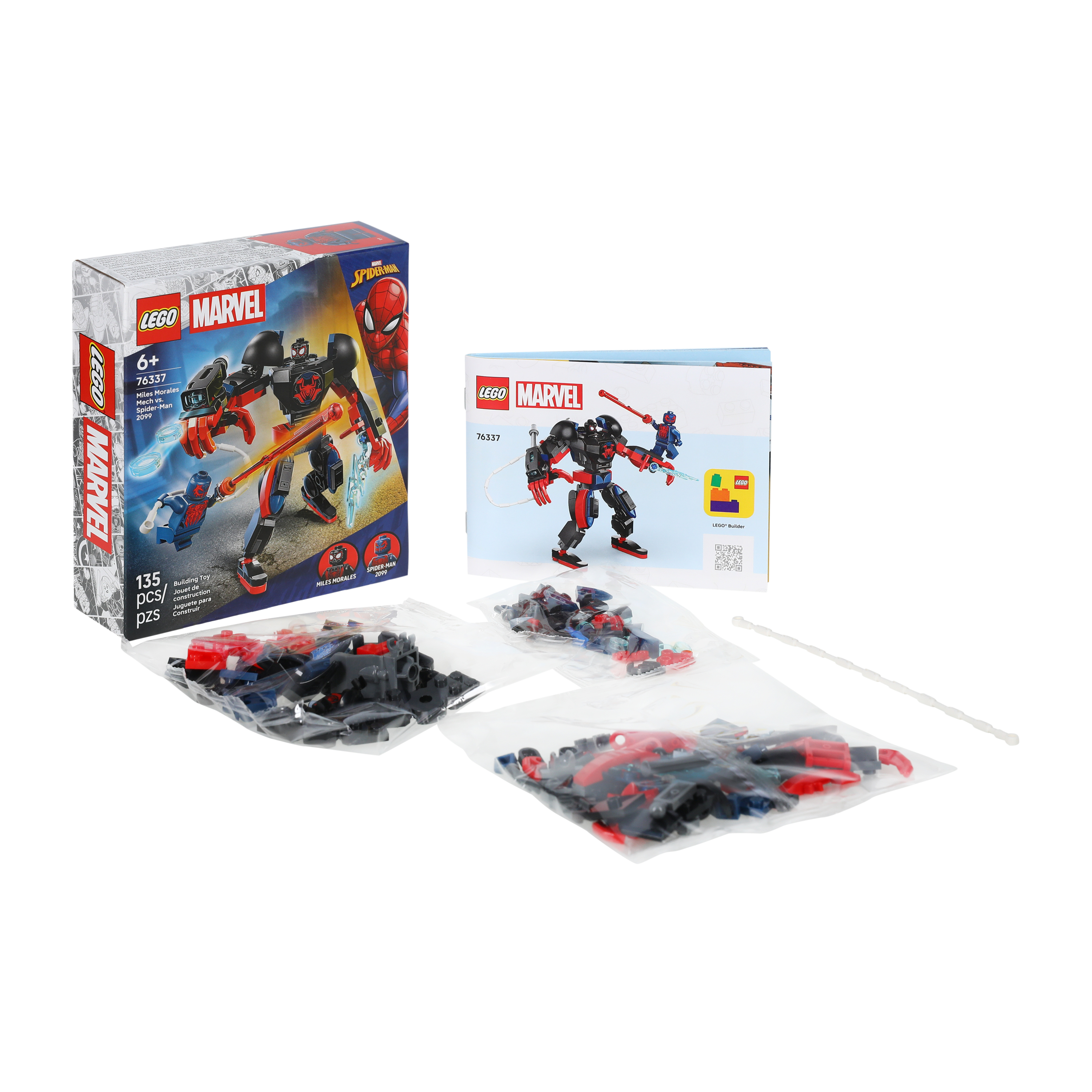 LEGO® Marvel Miles Morales Mech Vs. Spider-Man 2099 Building Toy