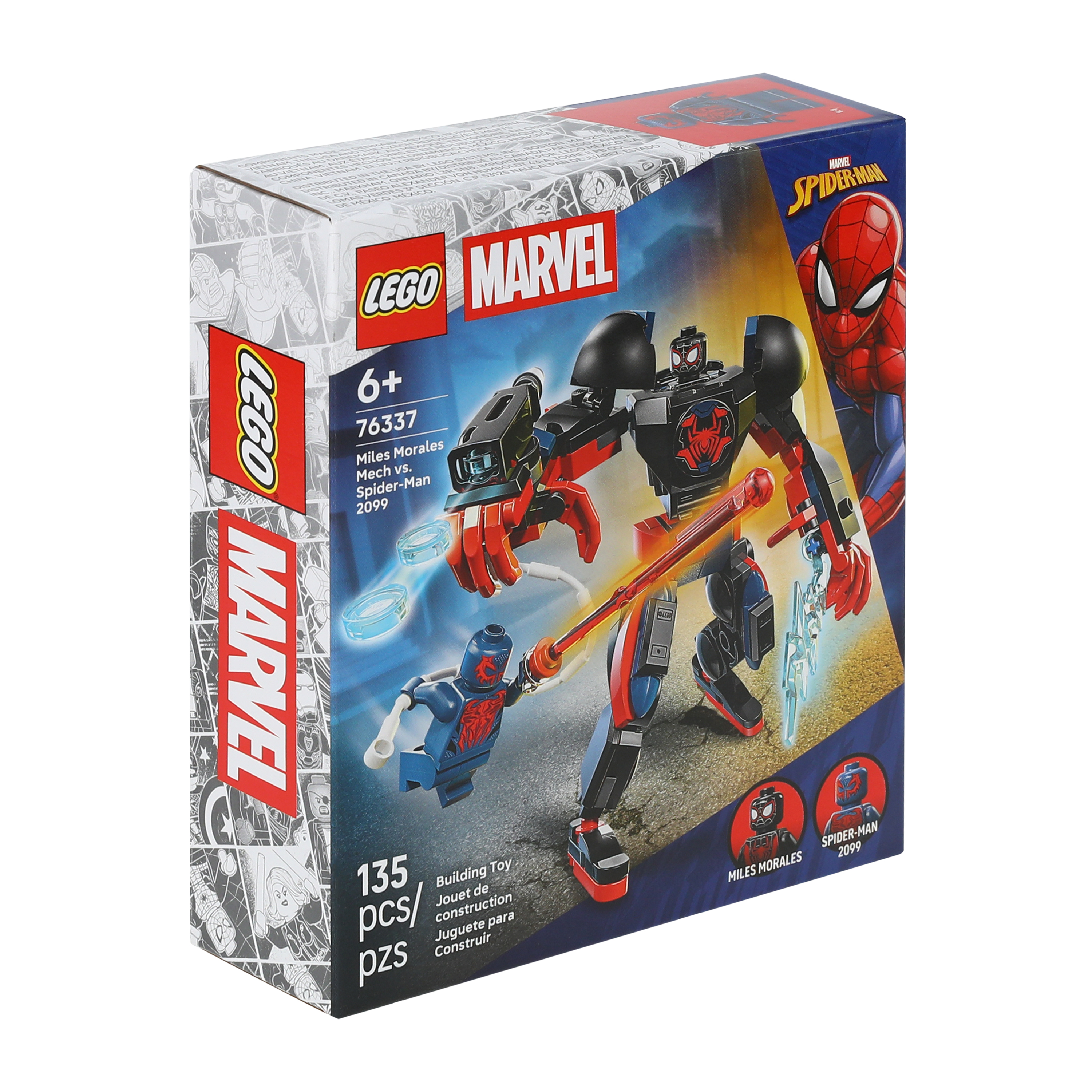 LEGO® Marvel Miles Morales Mech Vs. Spider-Man 2099 Building Toy