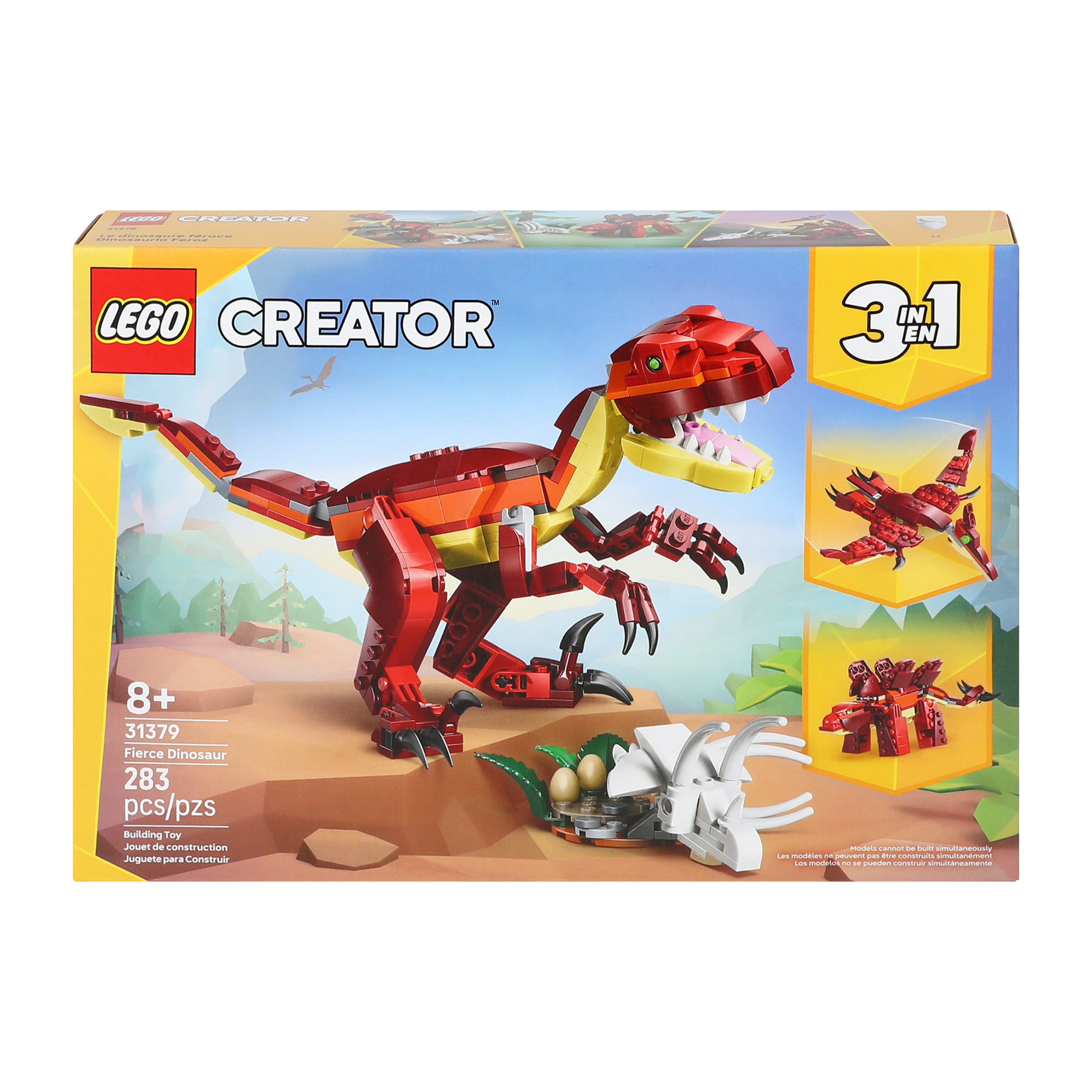 LEGO® Creator™ 3-In-1 Fierce Dinosaur Building Toy
