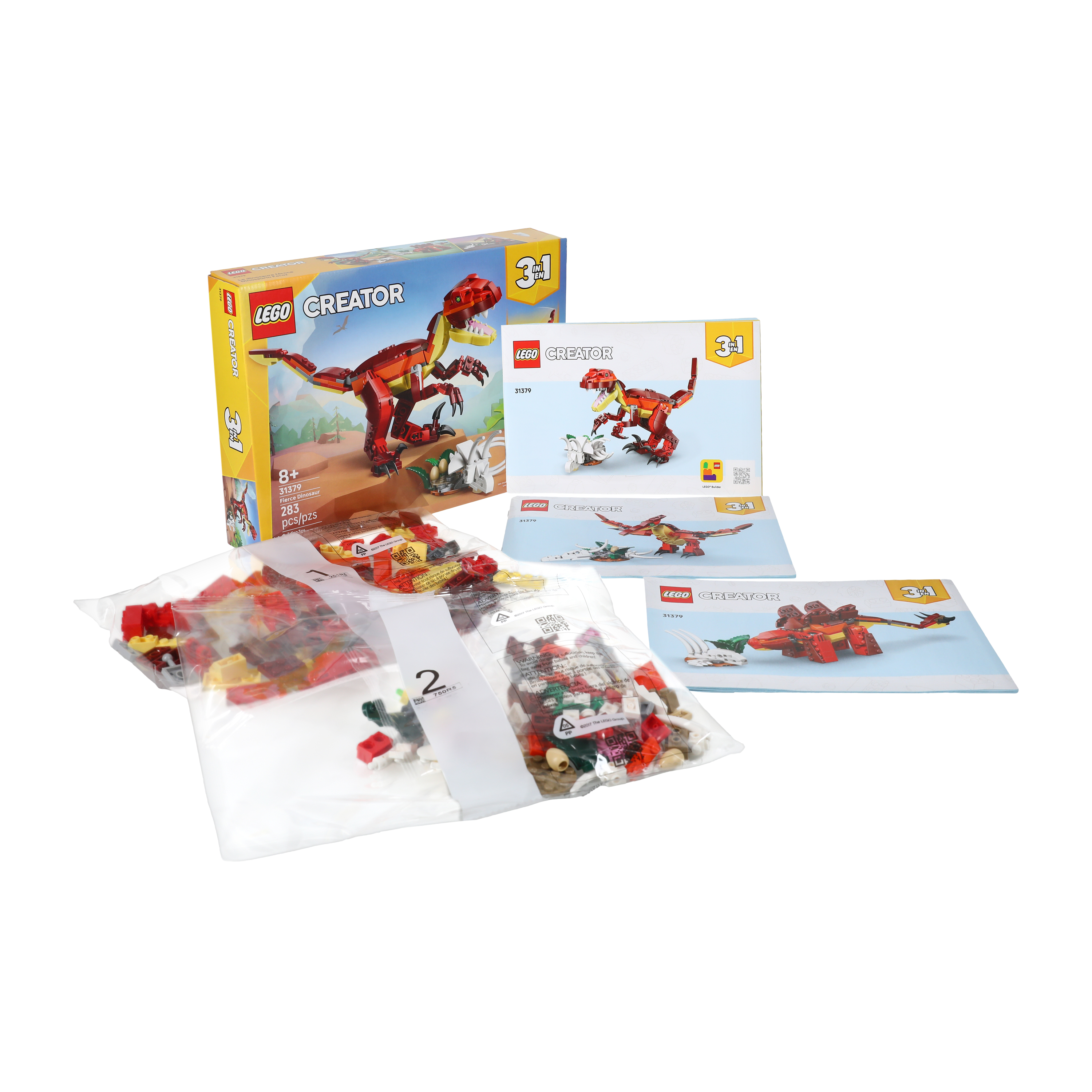 LEGO® Creator™ 3-In-1 Fierce Dinosaur Building Toy