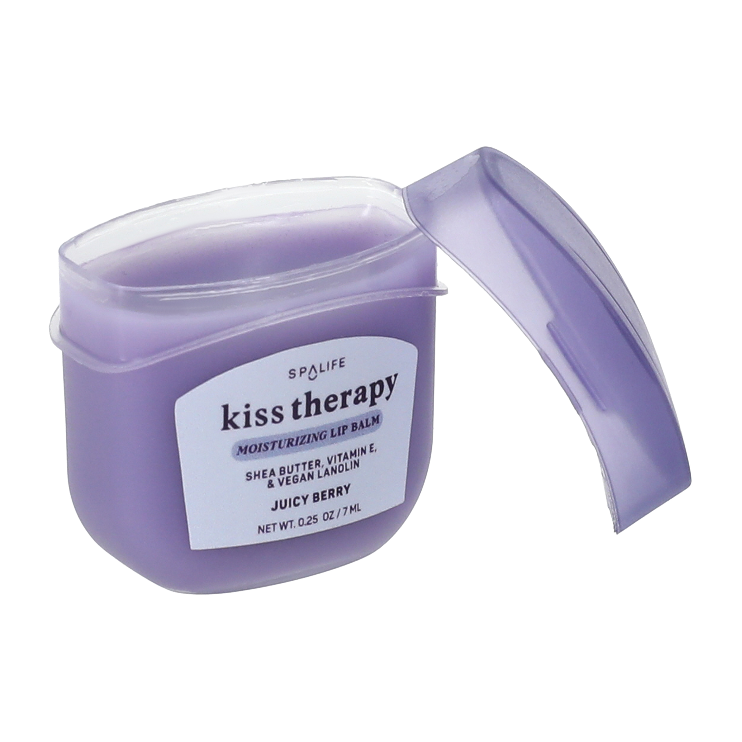 Kiss Therapy Juicy Berry Moisturizing Lip Balm 0.2oz