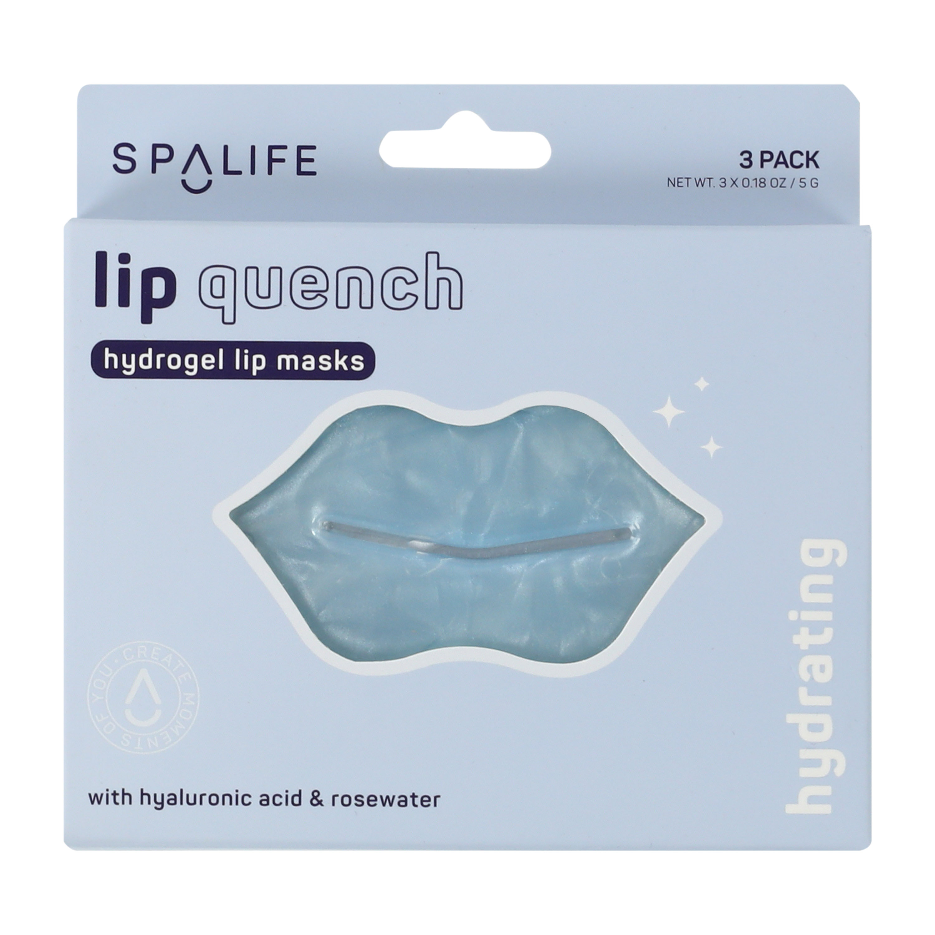 Spalife Lip Quench Hydrogel Lip Masks 3-Pack