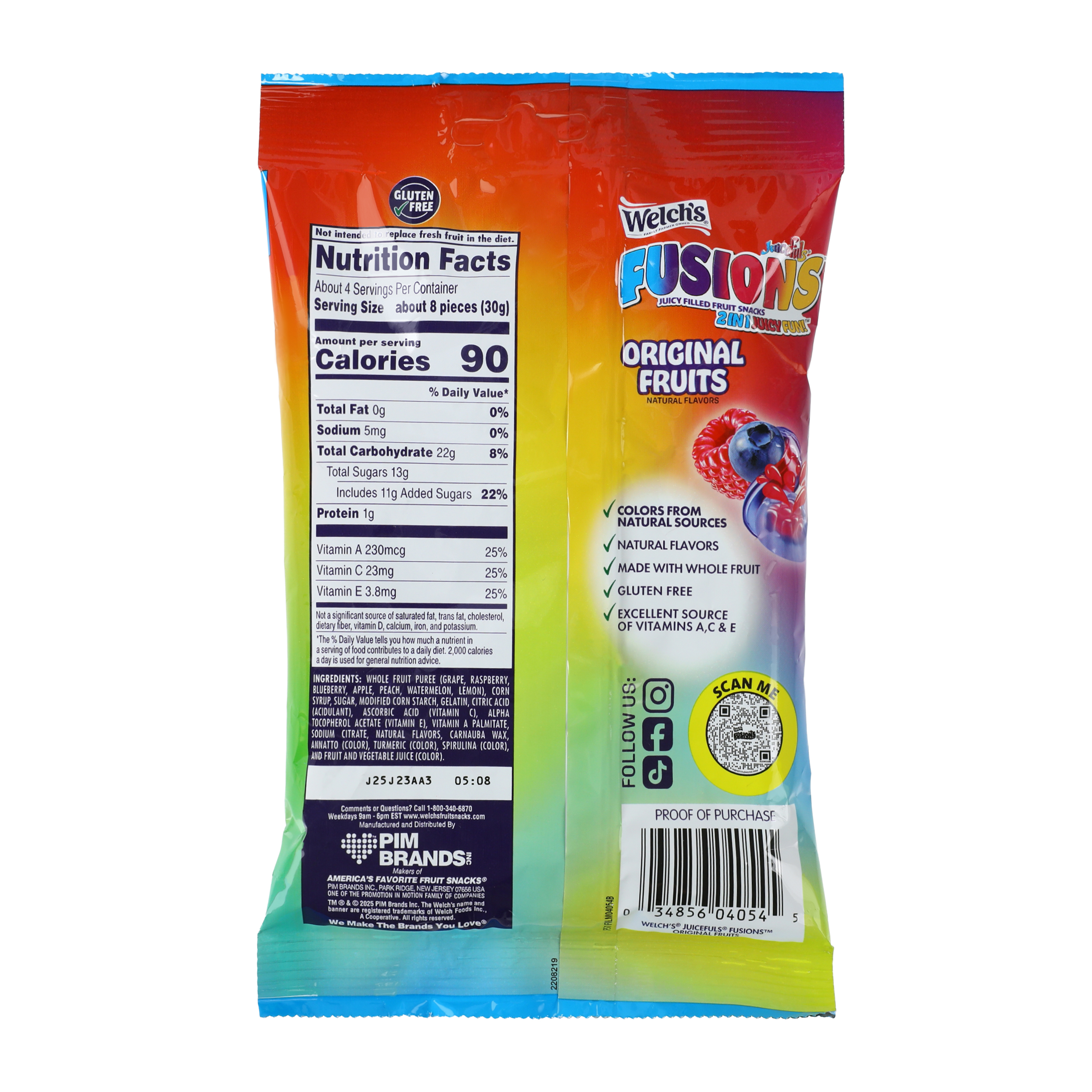 Welch's® Juicefuls Fusions Fruit Snacks 4oz