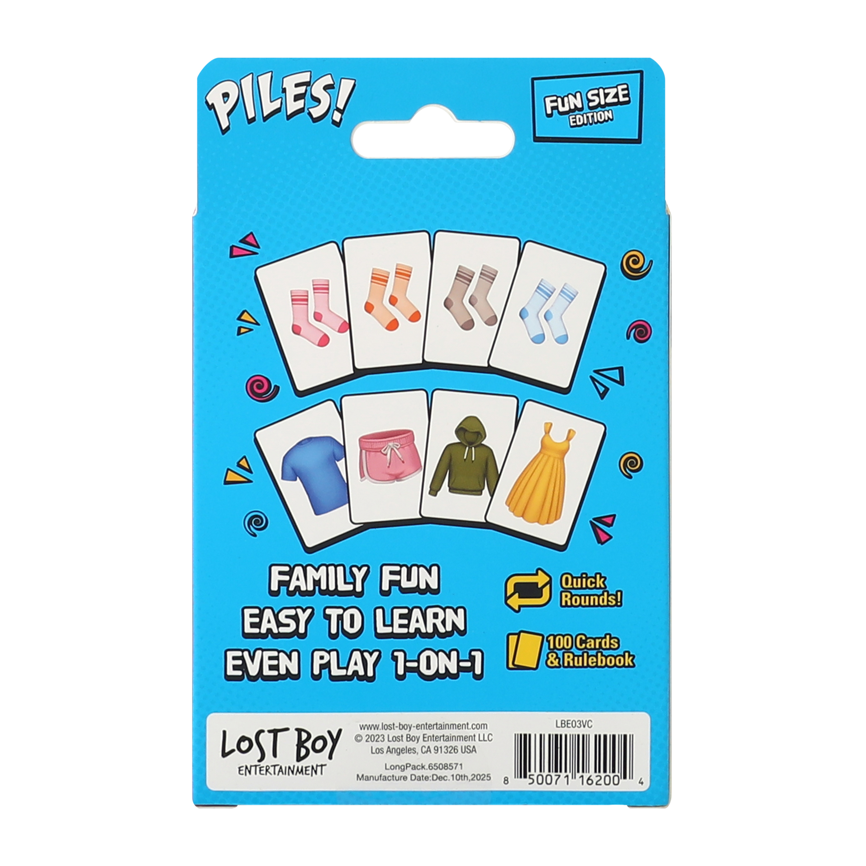 Piles! Fun Size Edition Card Game