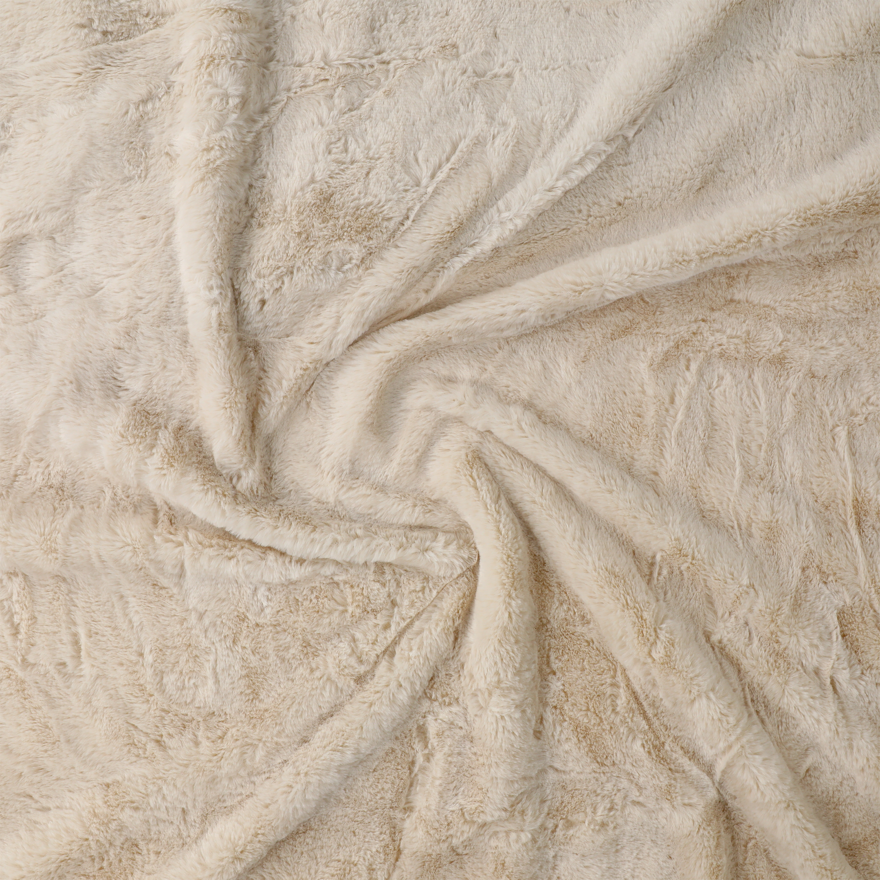 Luxe Collection Faux Fur Reversible Throw 50inx60in