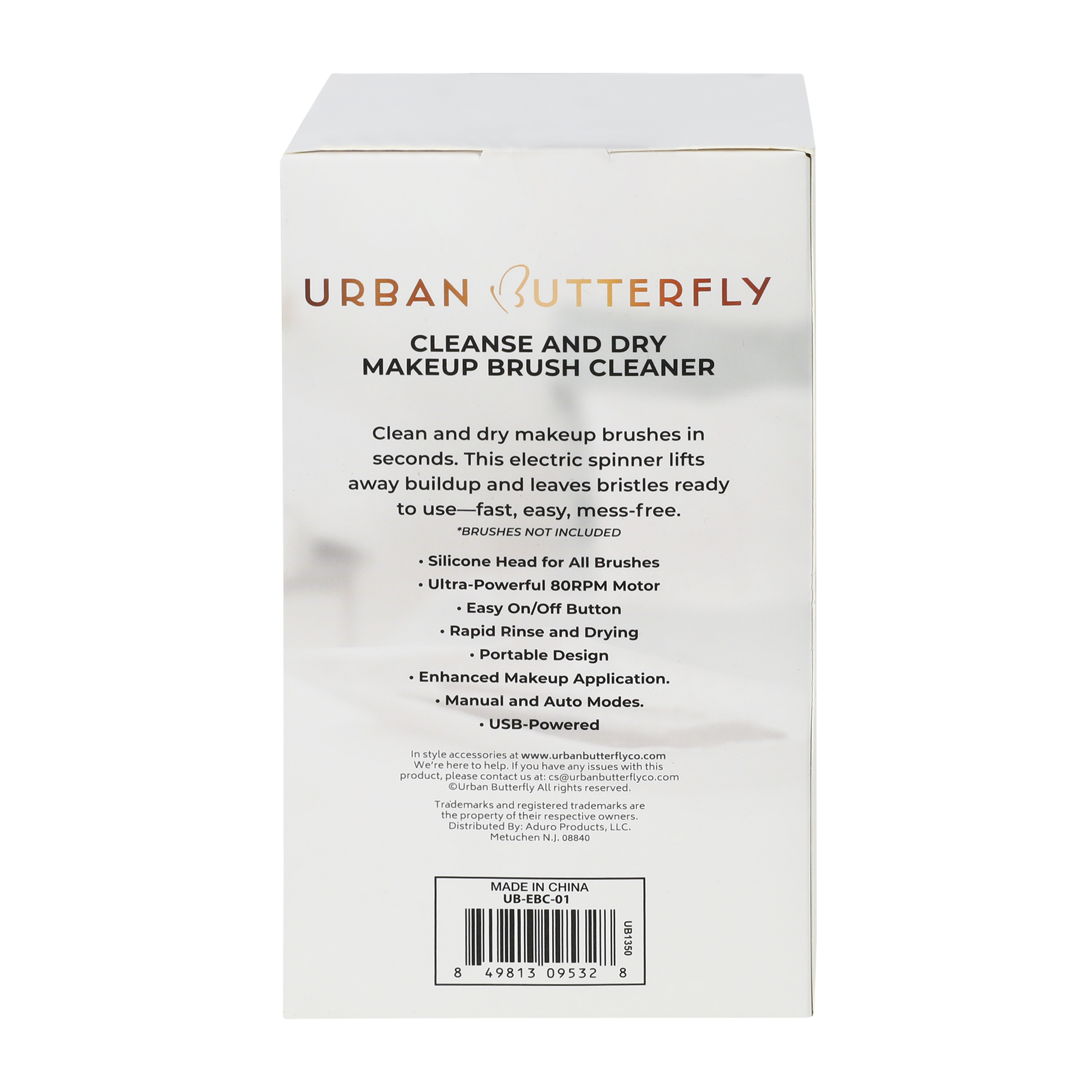 Urban Butterfly Cleanse & Dry Makeup Brush Cleaner