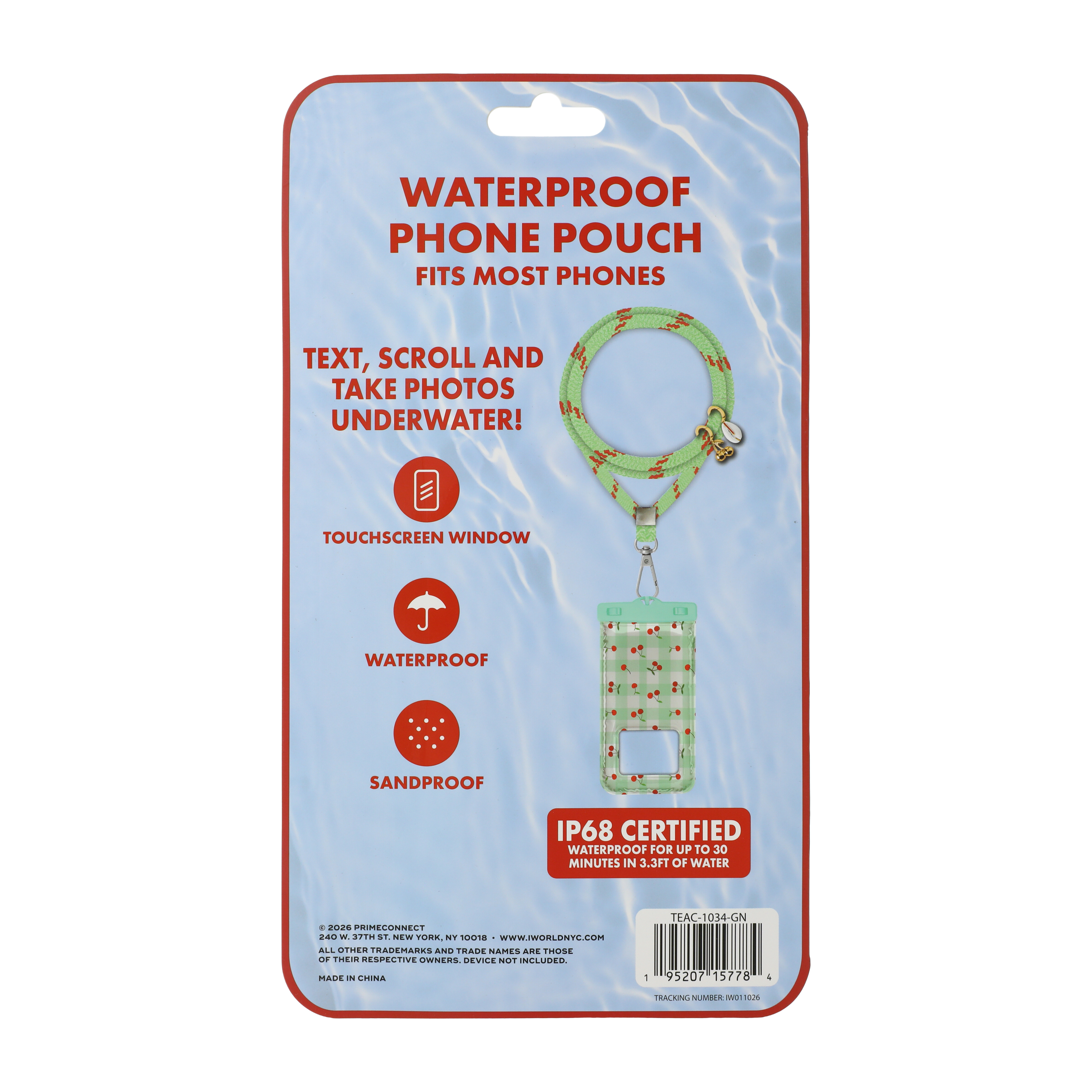 Tech!fy Waterproof Phone Pouch