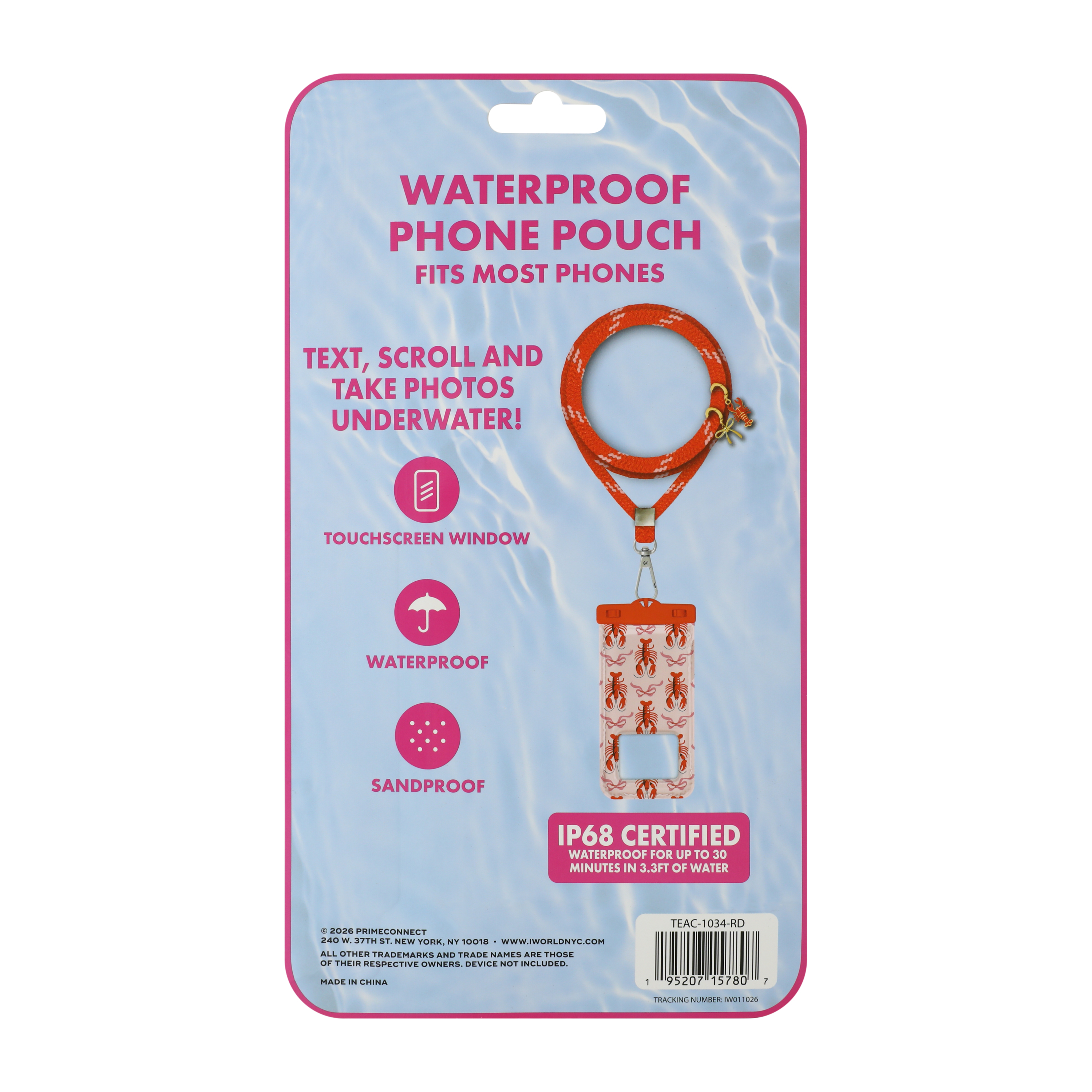 Tech!fy Waterproof Phone Pouch