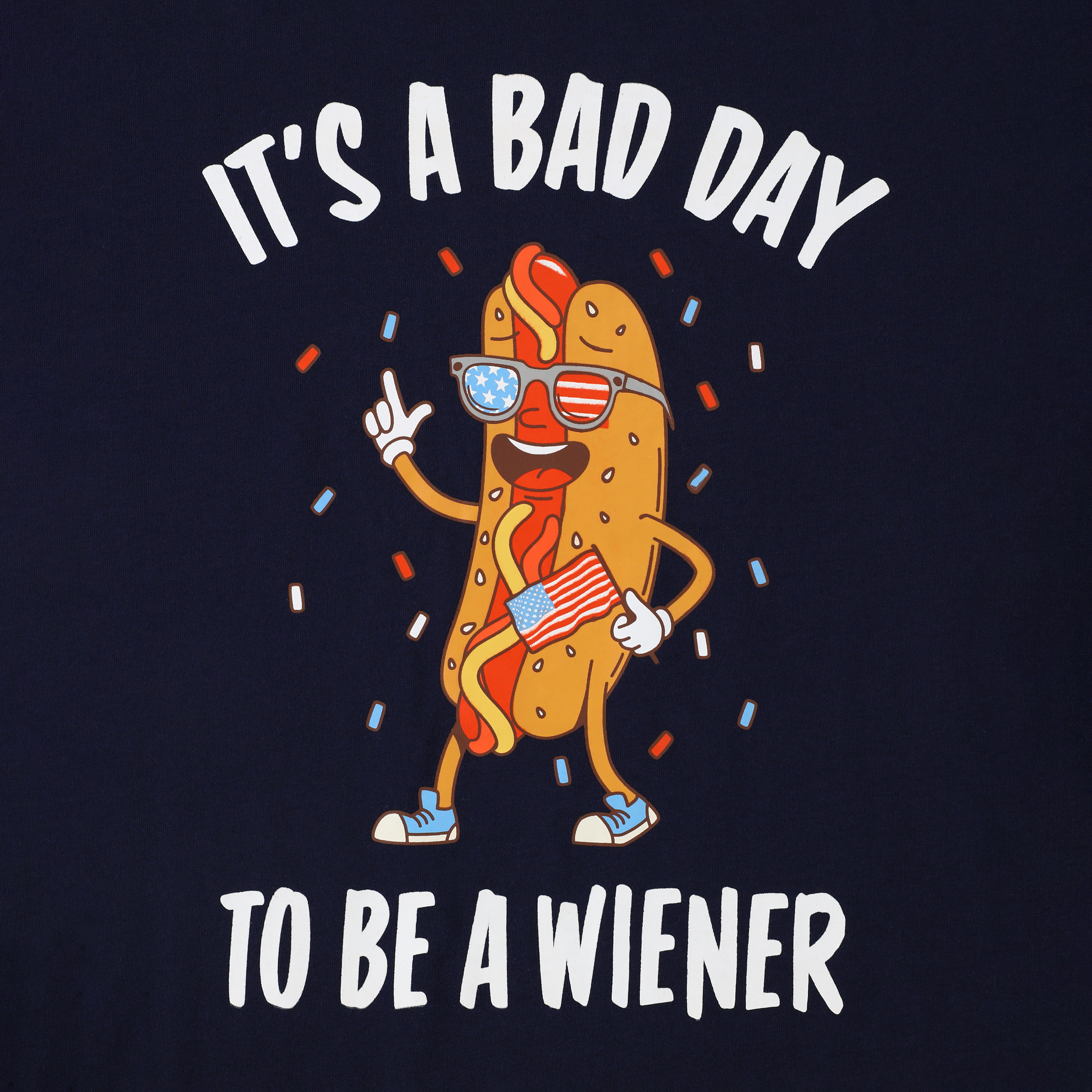 It's A Bad Day To Be Wiener Graphic Tee