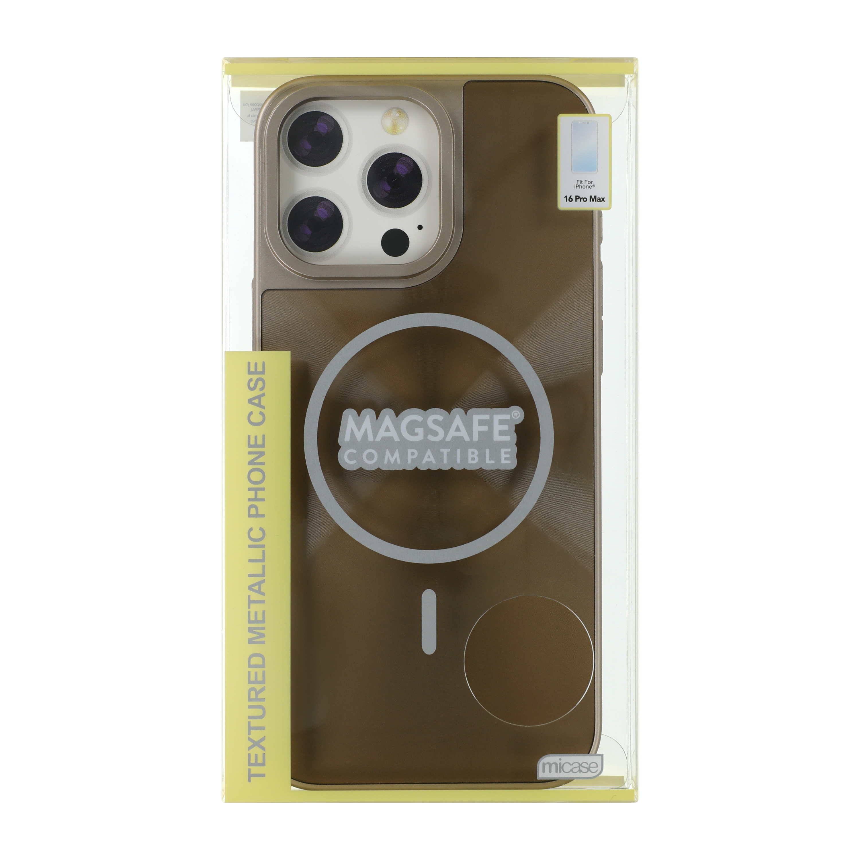 iPhone 16 Pro Max® MagSafe® Textured Metallic Phone Case