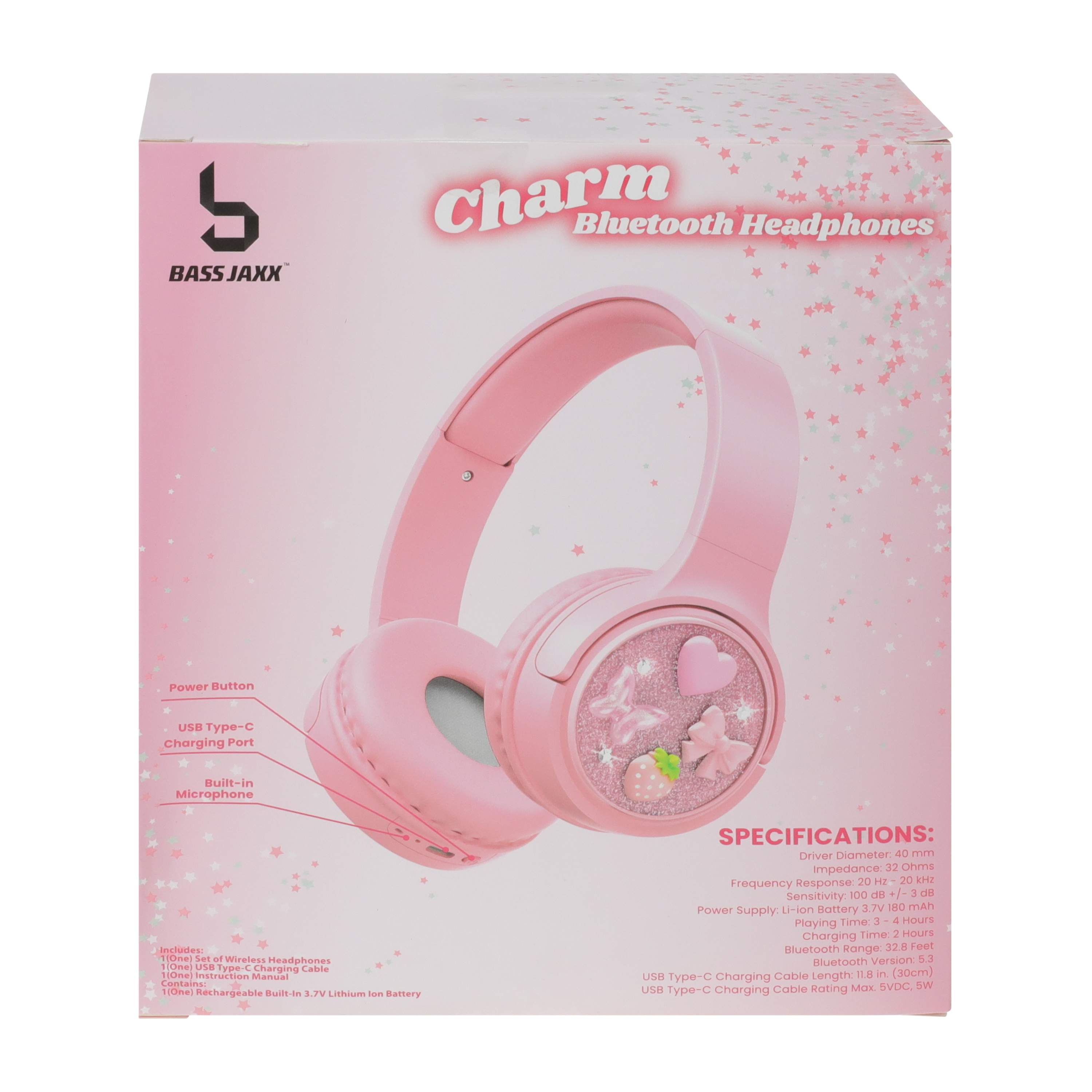 Bass Jaxx™ Charm Bluetooth Headphone