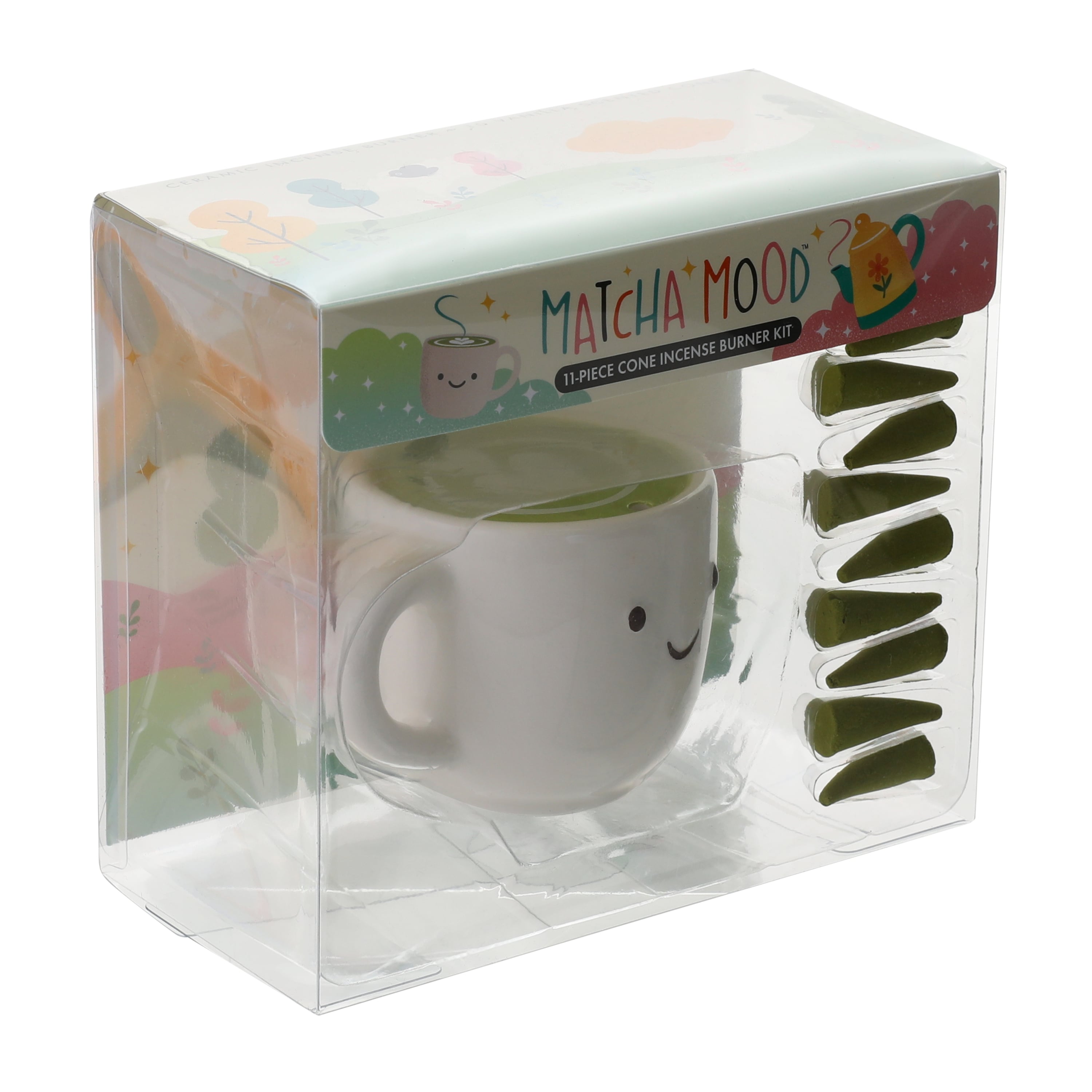 Matcha Mood™ Cone Incense Burner 11-Pack Kit