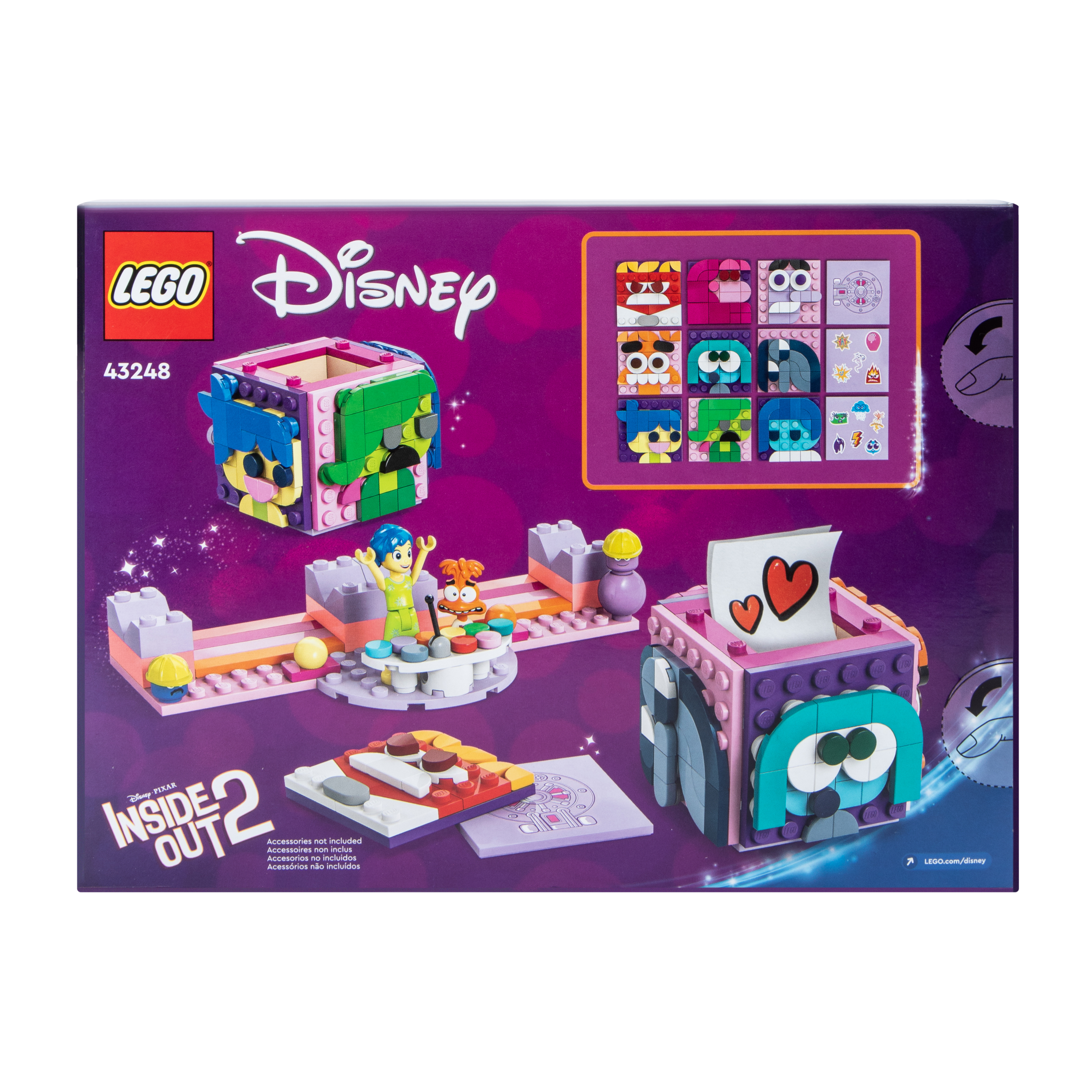 LEGO® Disney PIXAR Inside Out 2 Mood Cubes Building Toy
