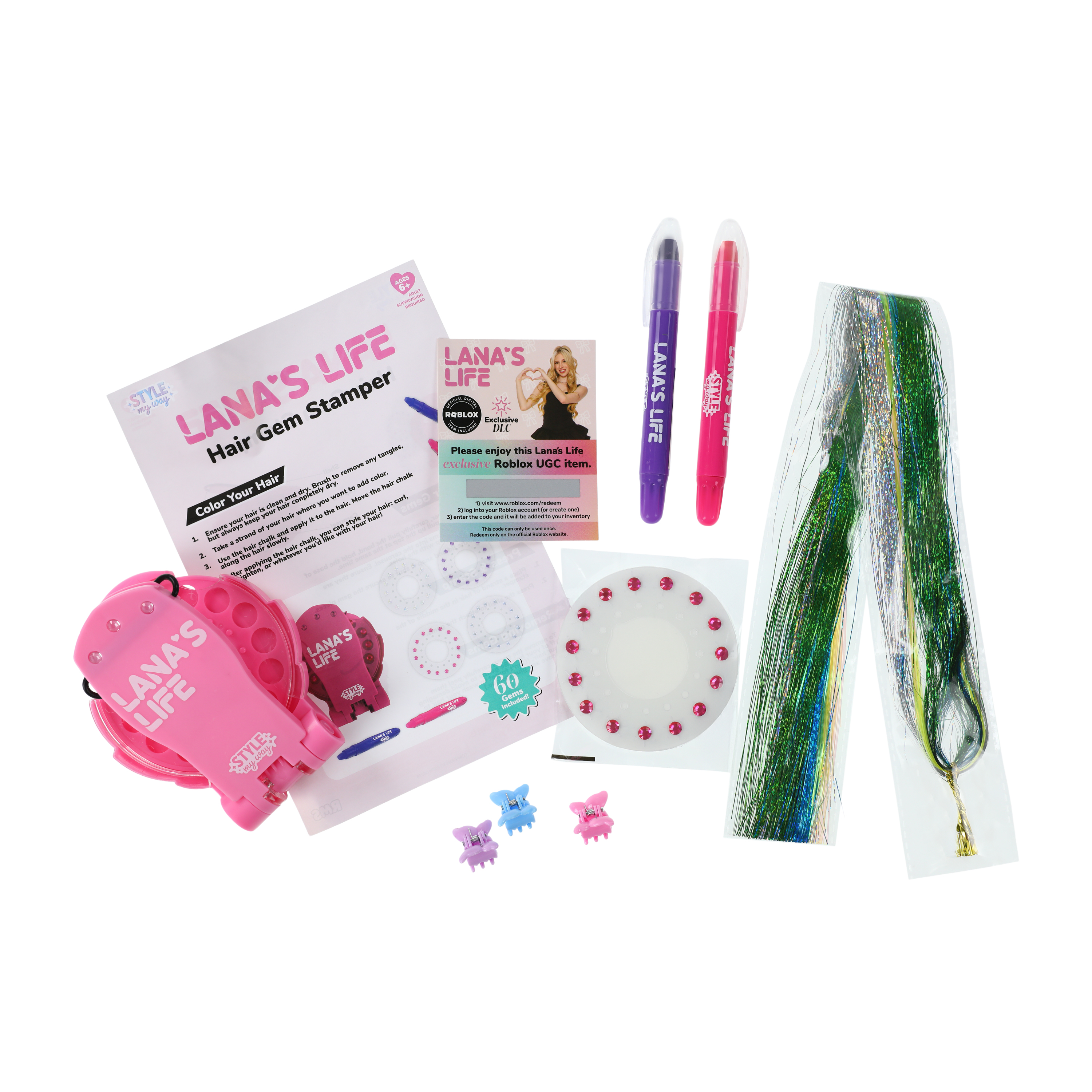 Lana's Life Hair Gel Stamper Set