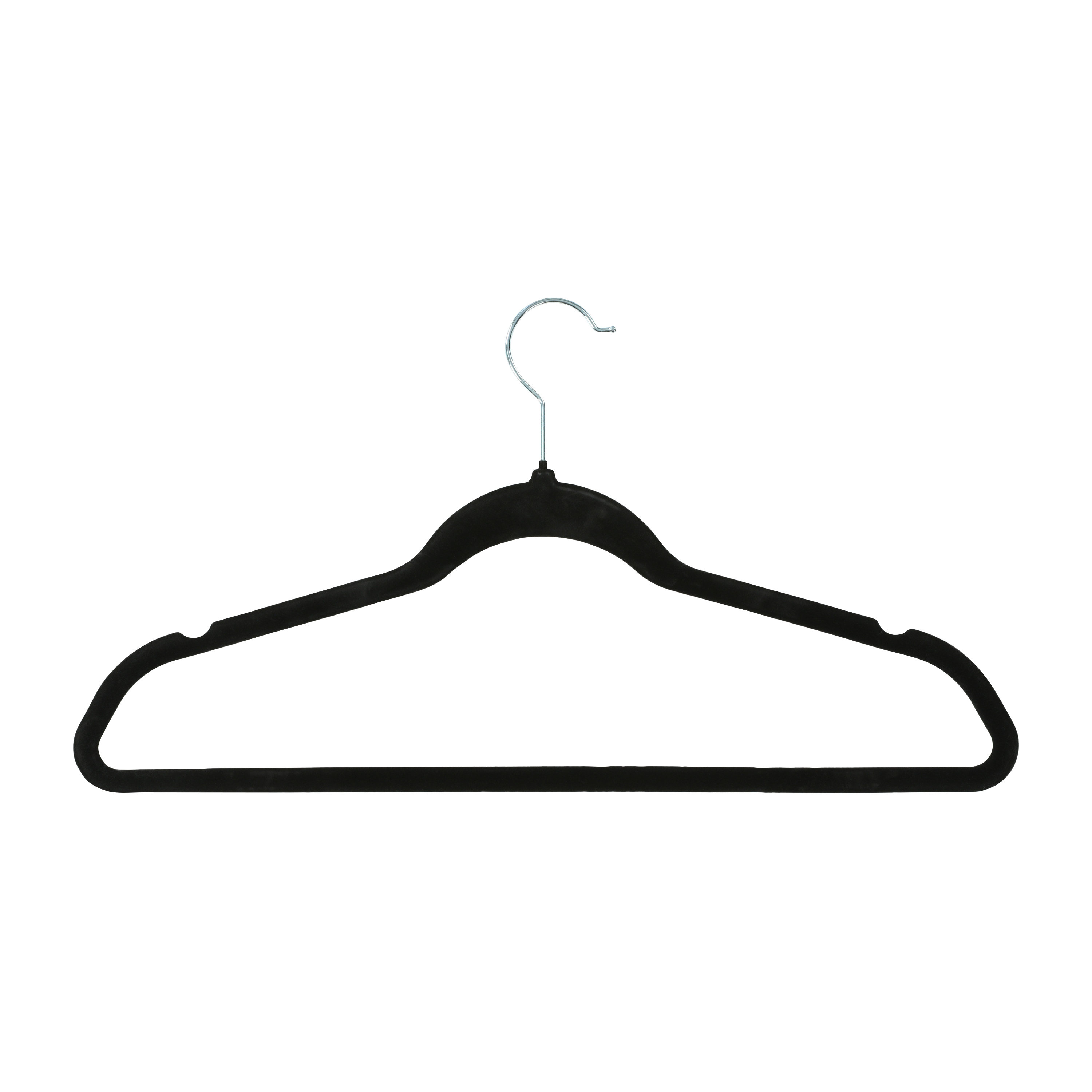 Flocked Clothes Hangers 20-Pack