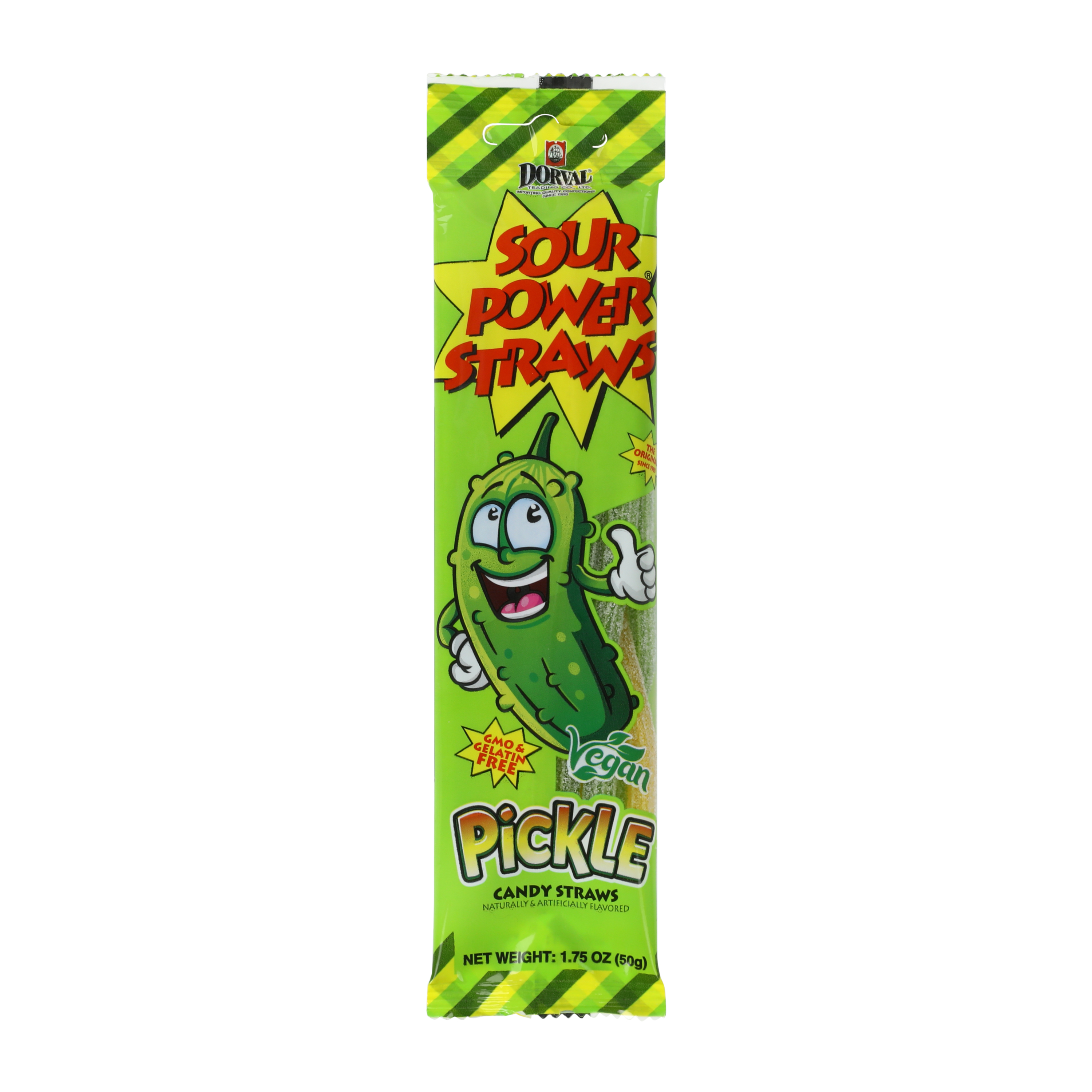 Sour Power® Straws Pickle Candy Straws 1.7oz