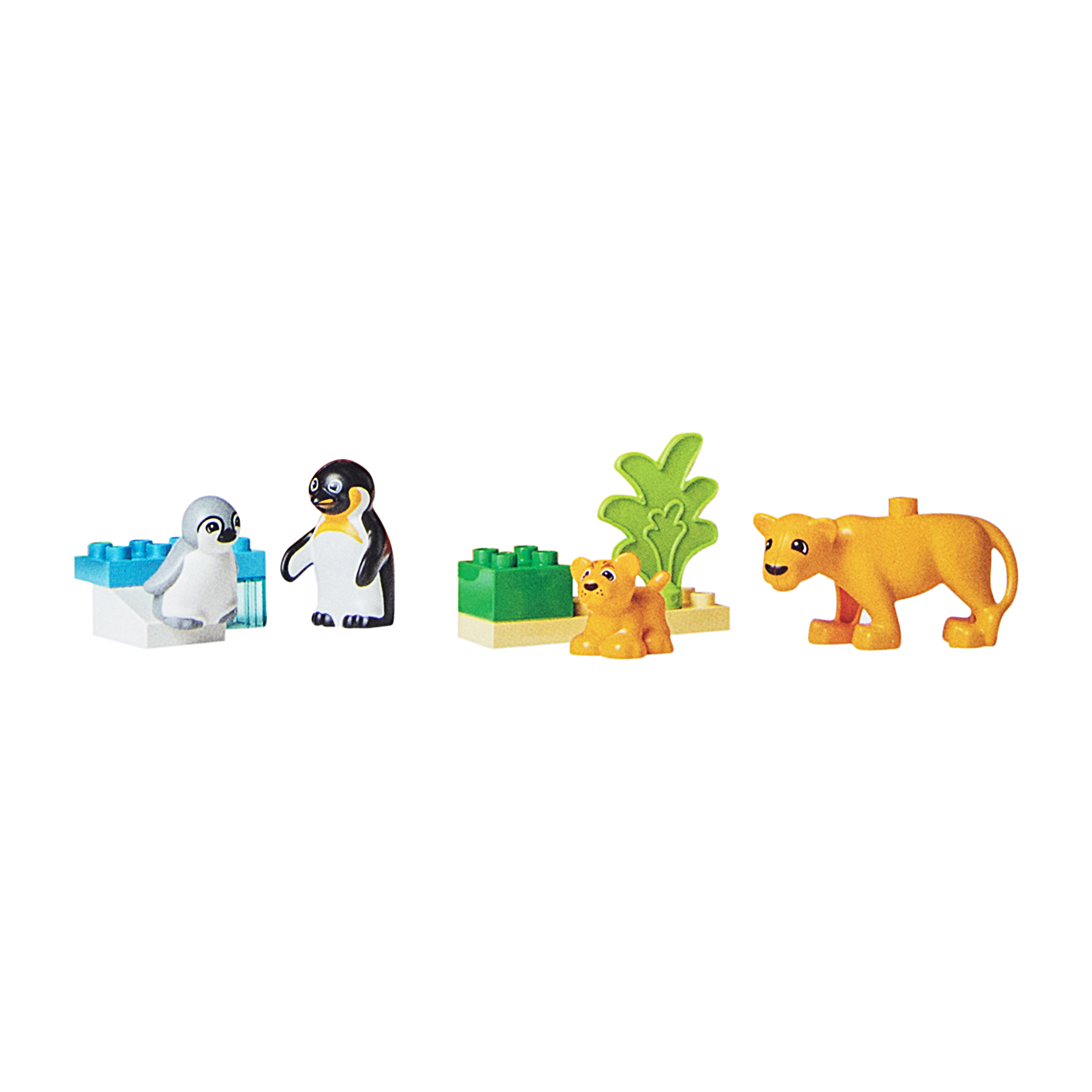 LEGO® Duplo™ Wild Animal Families: Penguins & Lions Set