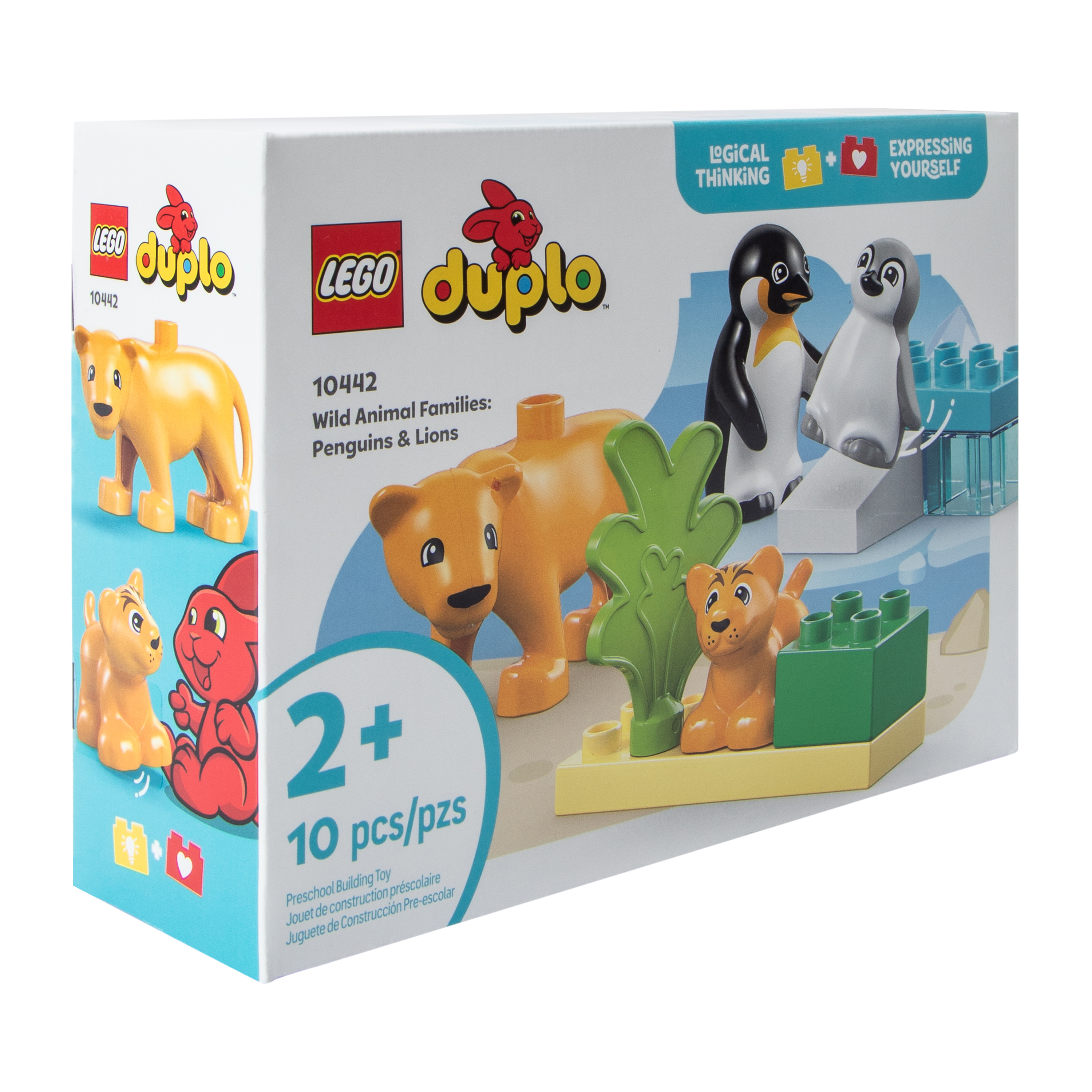 LEGO® Duplo™ Wild Animal Families: Penguins & Lions Set