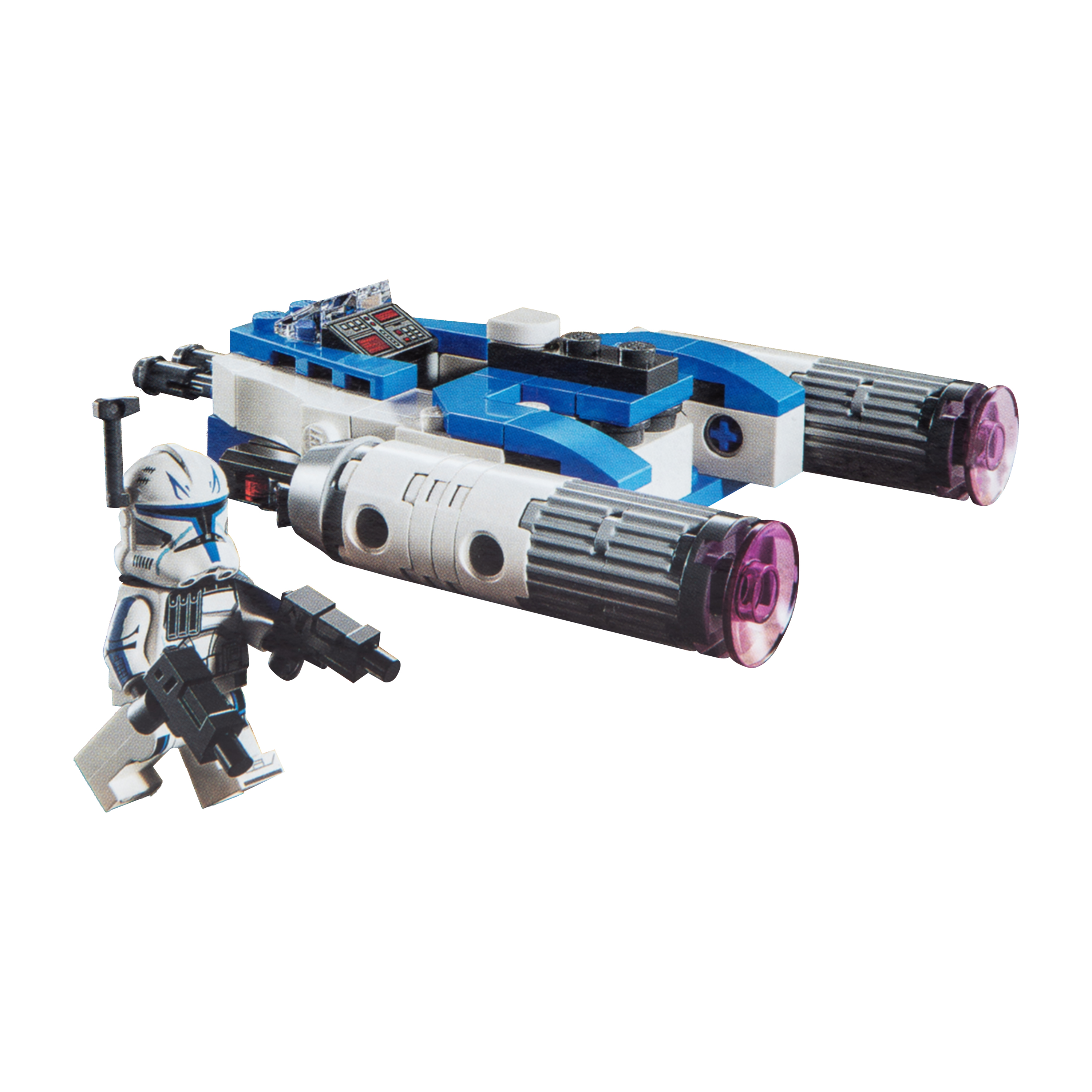 LEGO® Star Wars™ Captain Rex™ Y-Wing™ Microfighter Building Toy