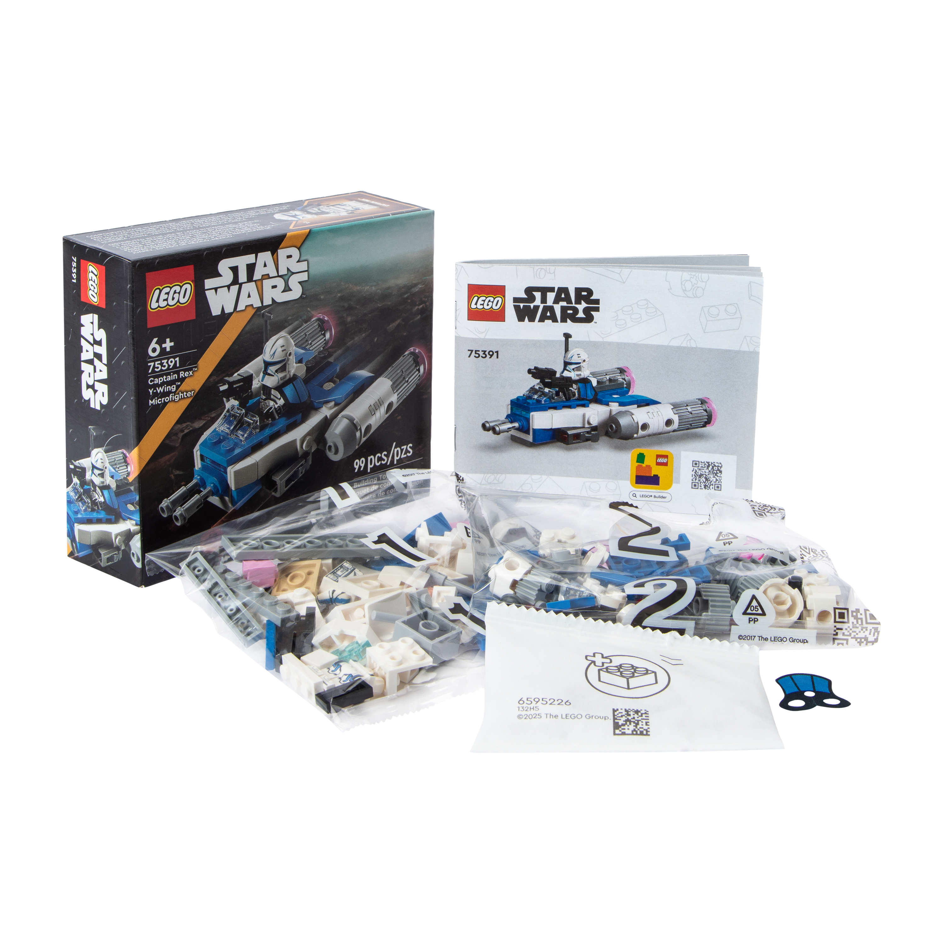 LEGO® Star Wars™ Captain Rex™ Y-Wing™ Microfighter Building Toy