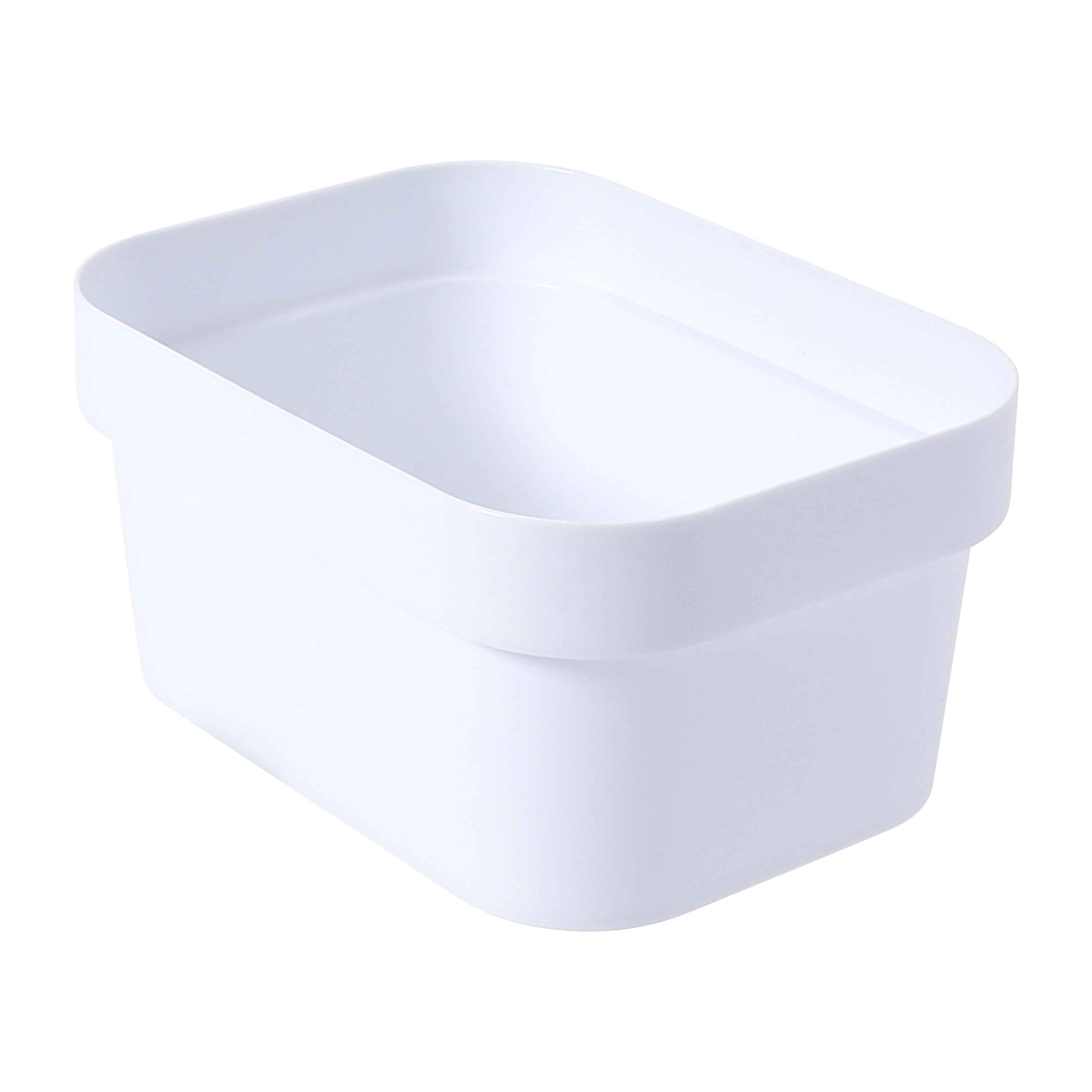 Small White Storage Bin
