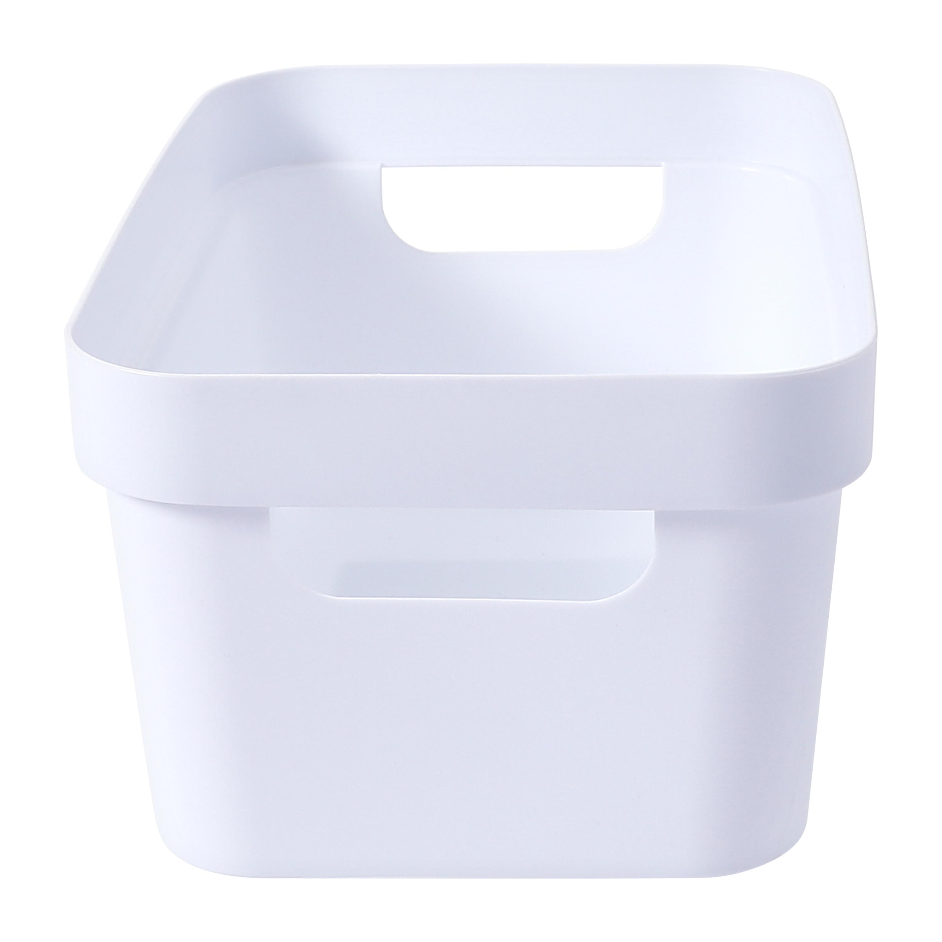 Medium White Storage Bin