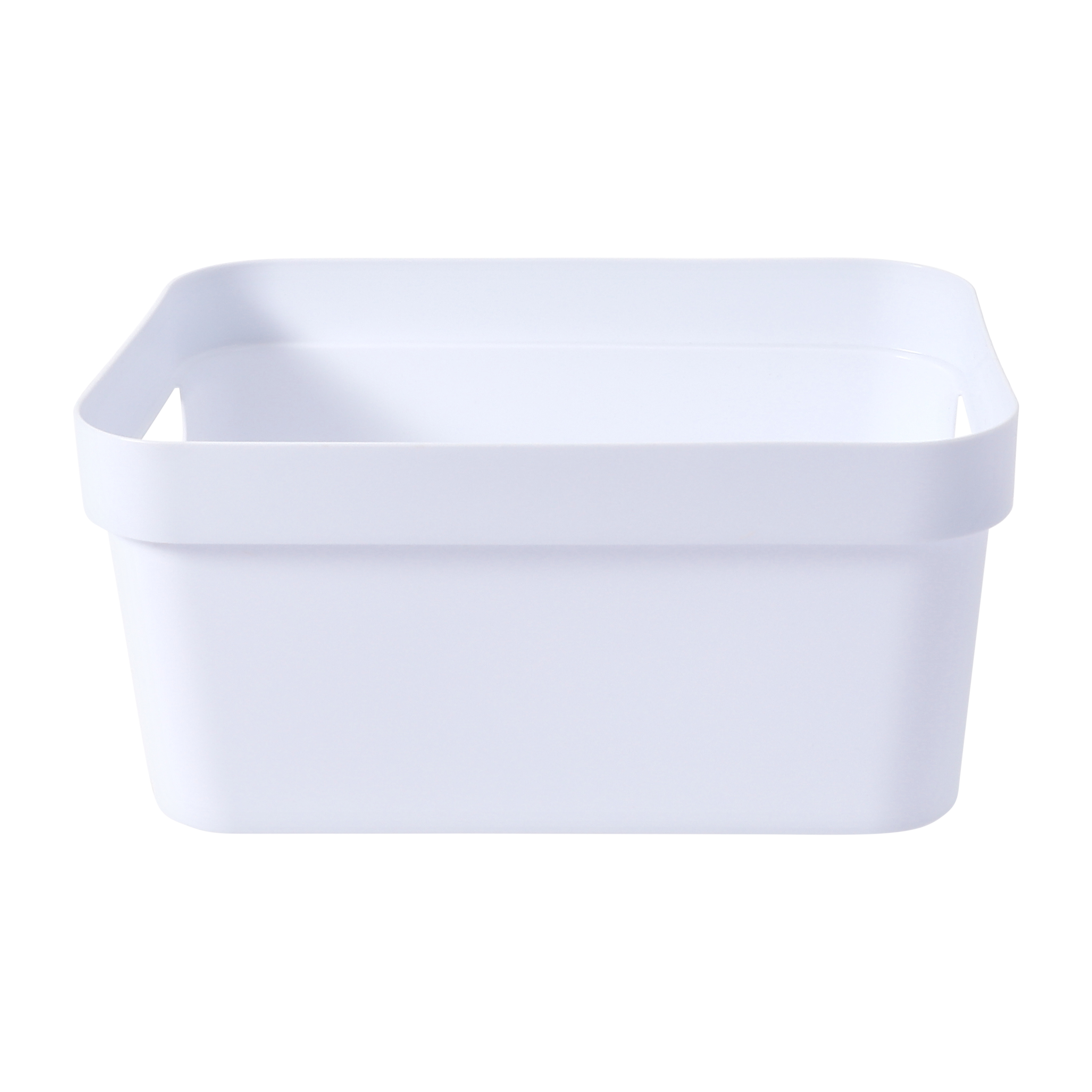 Medium White Storage Bin