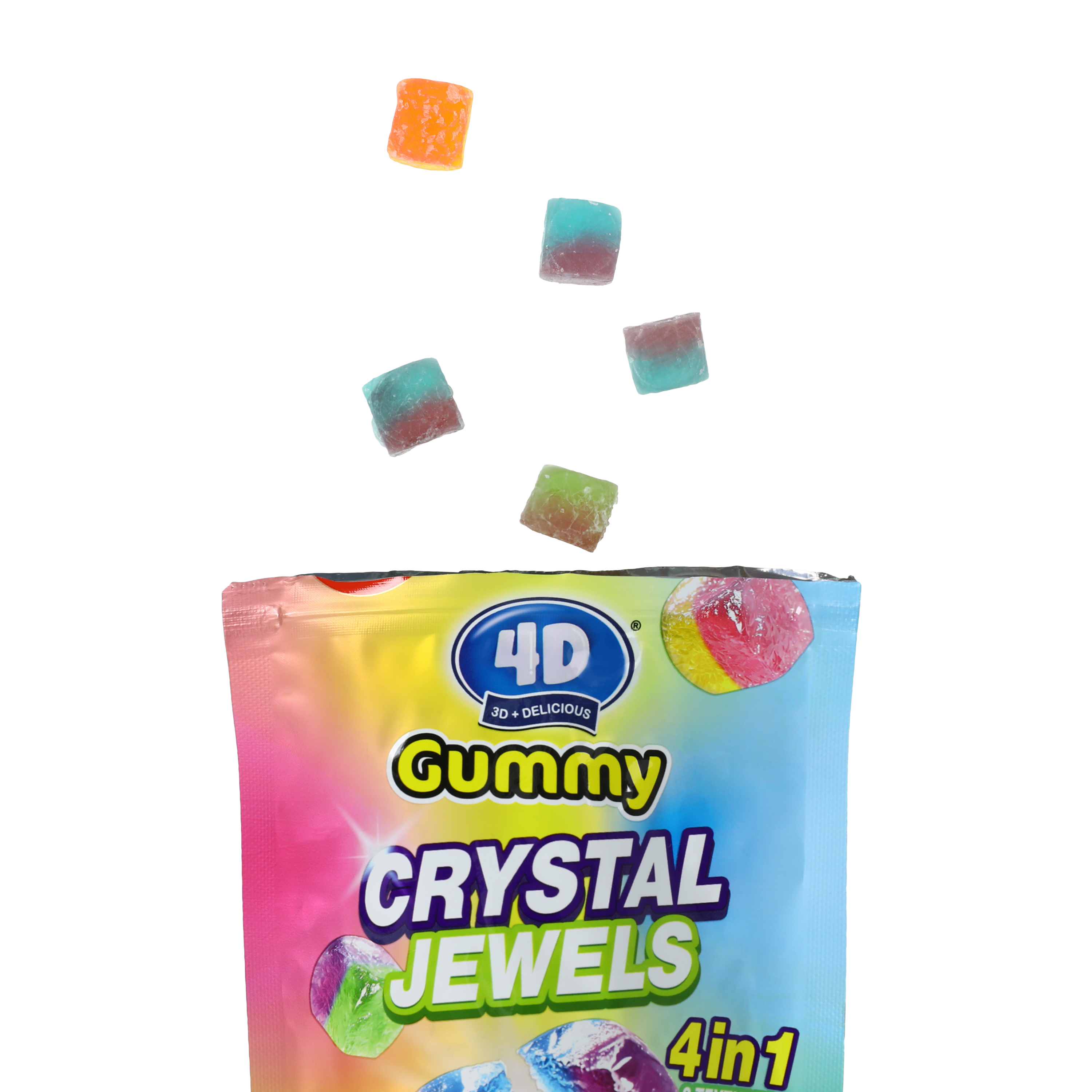 Amos® 4D Gummy Crystal Jewels 3.5oz
