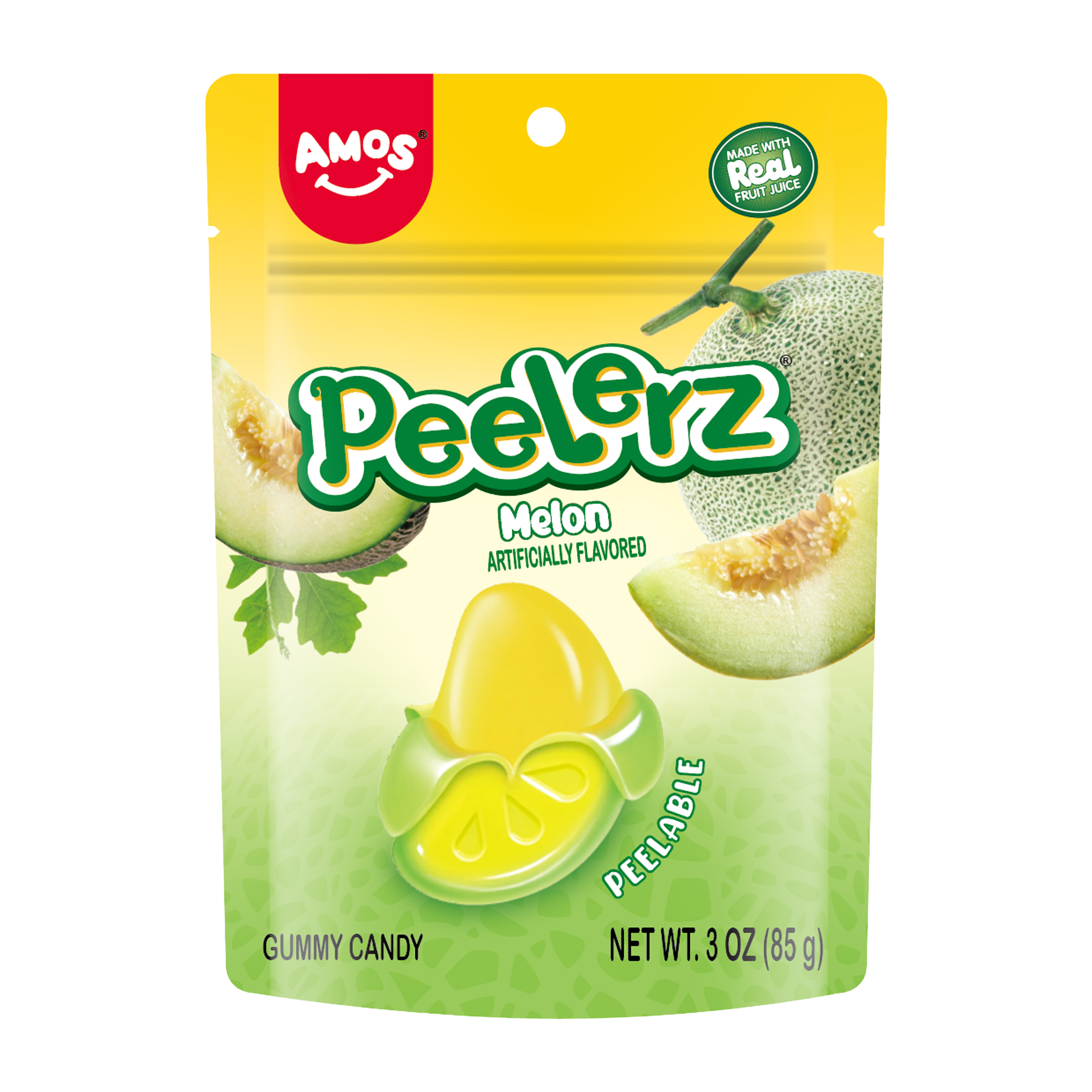 Amos® Peelerz® Melon Gummy Candy 3oz