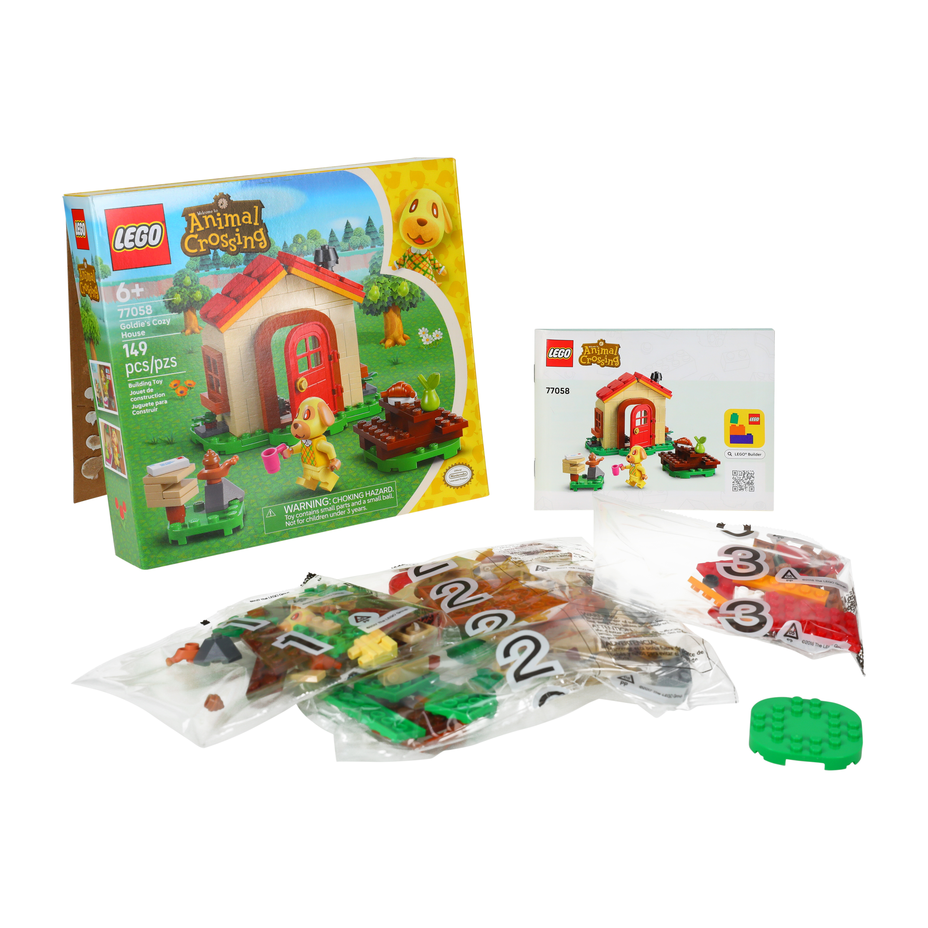 LEGO® Animal Crossing Goldie's Cozy House Building Toy Set