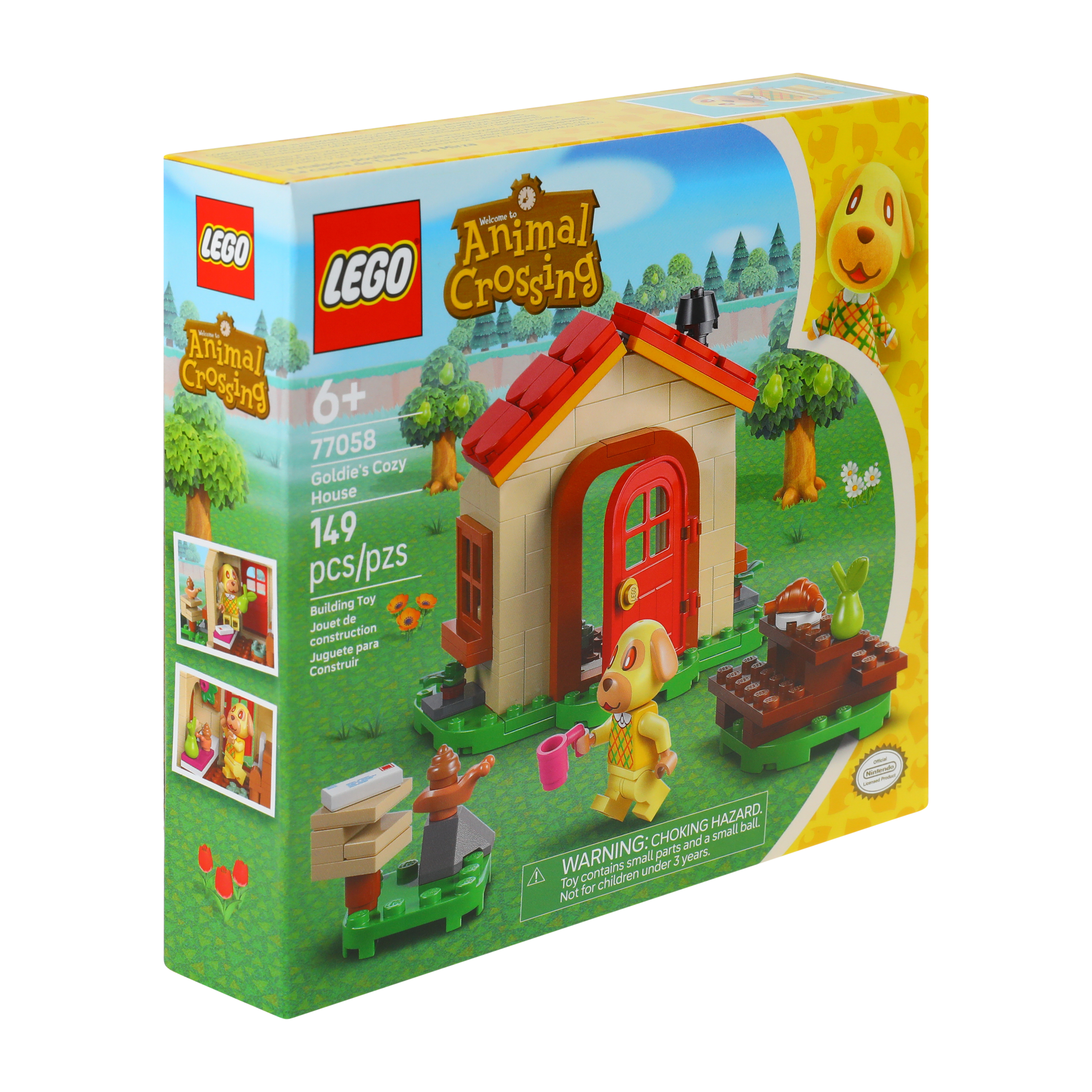 LEGO® Animal Crossing Goldie's Cozy House Building Toy Set