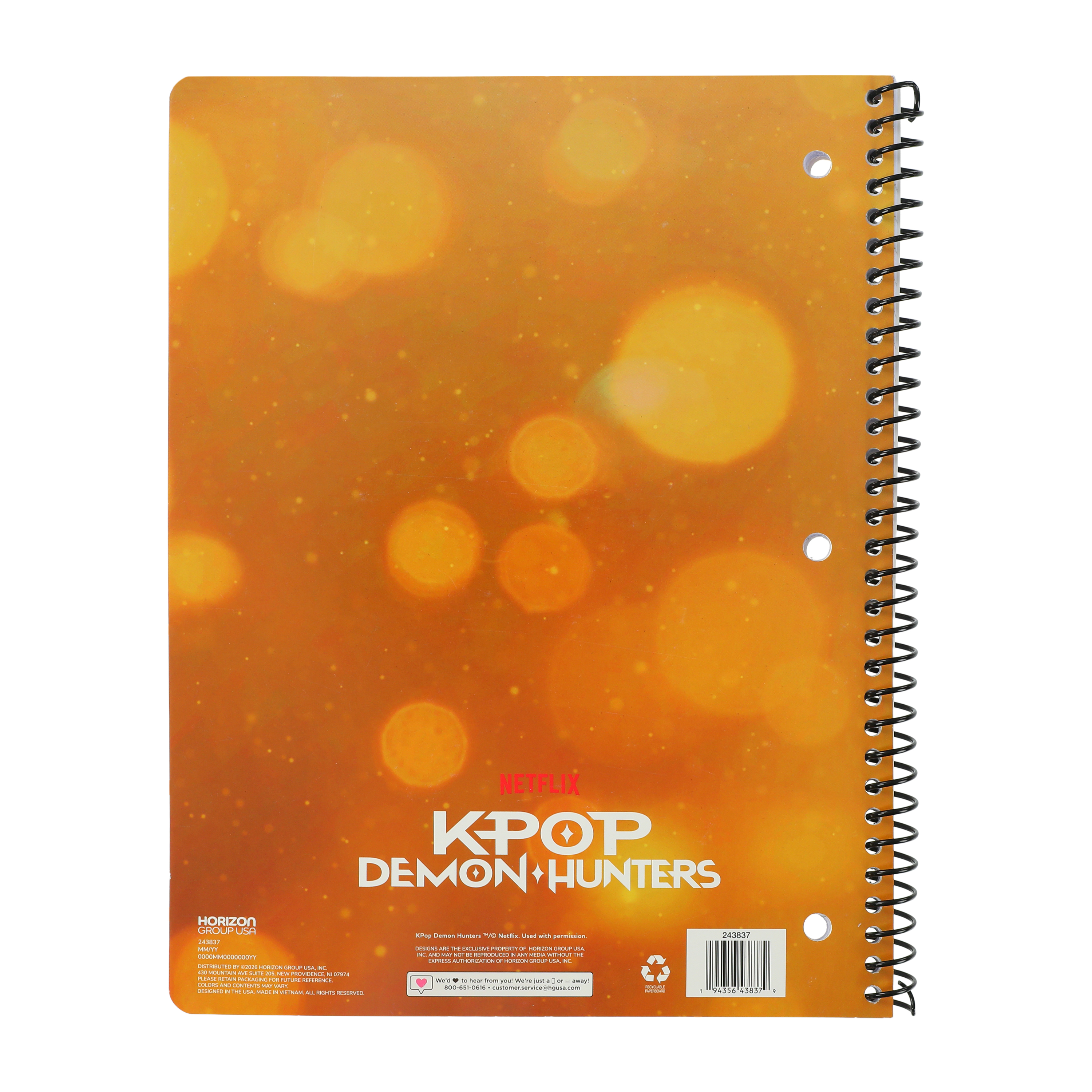 Netflix K-Pop Demon Hunters Notebook