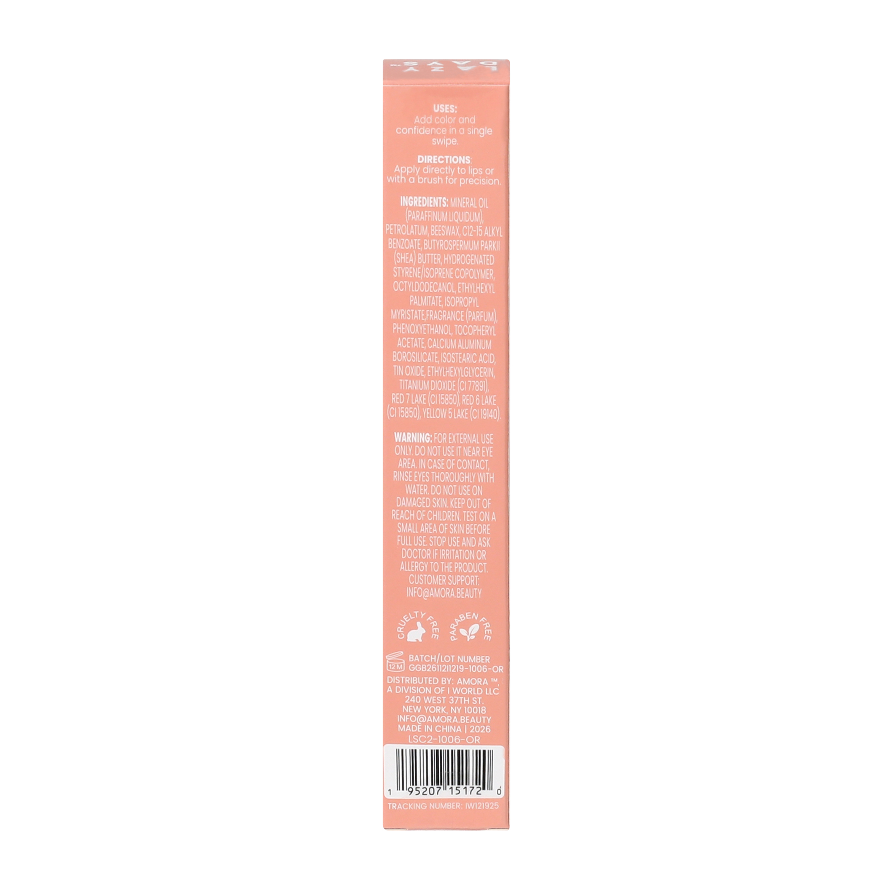 Lazy Days™ Cake Batter Scented Lip Tint 0.5oz