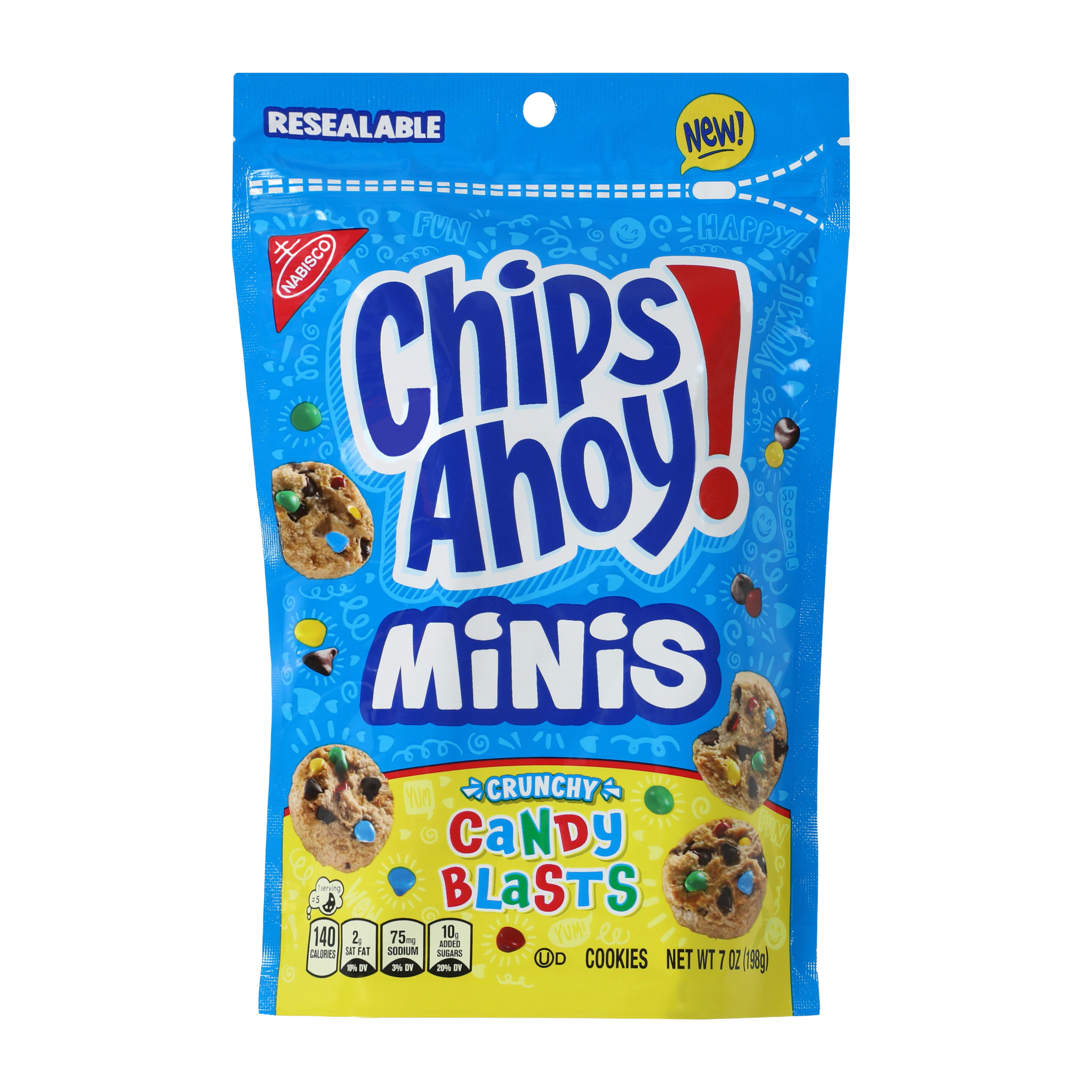 Chips Ahoy! Minis Crunchy Candy Blast Cookies 7oz