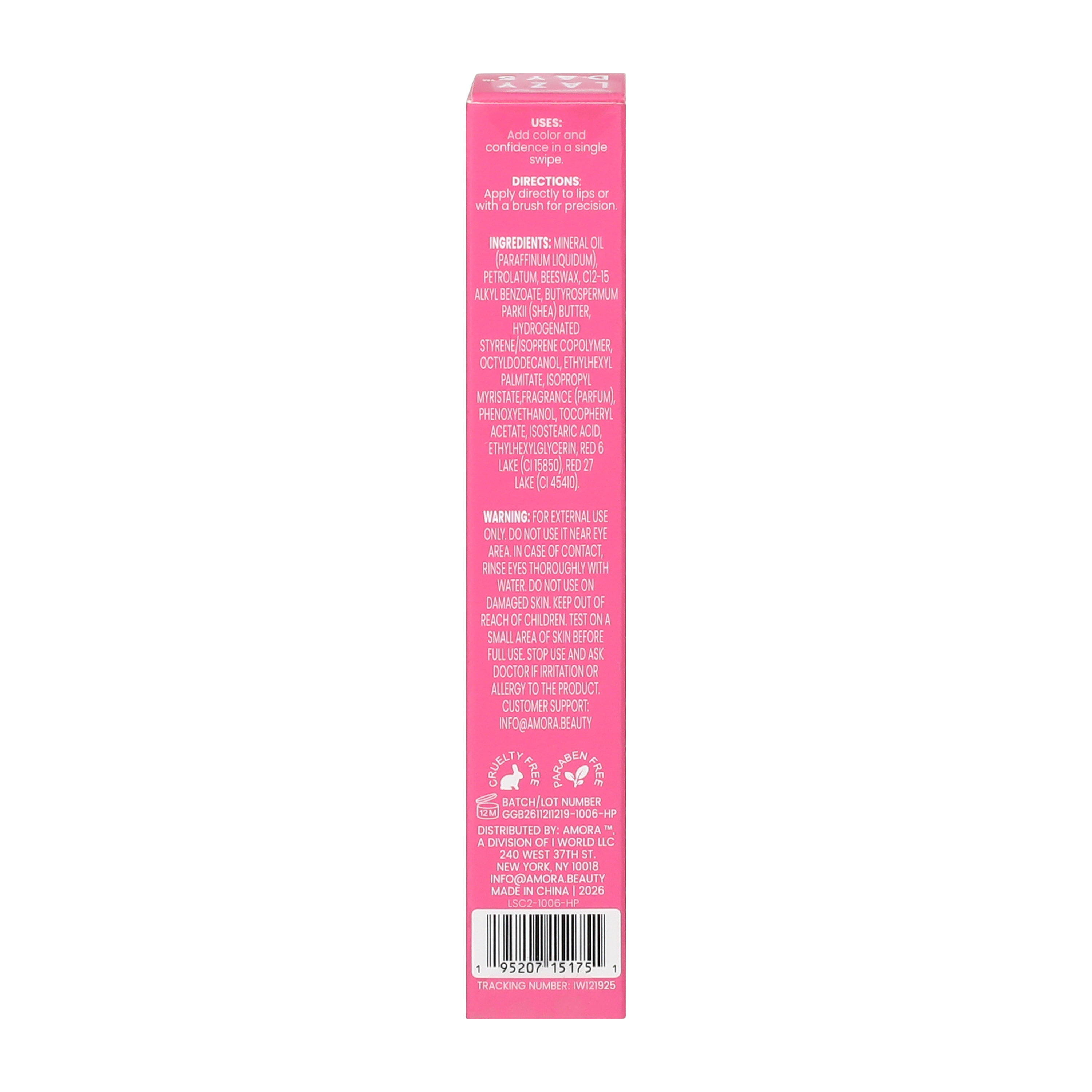 Lazy Days™ Strawberry Jelly Scented Lip Tint 0.5oz