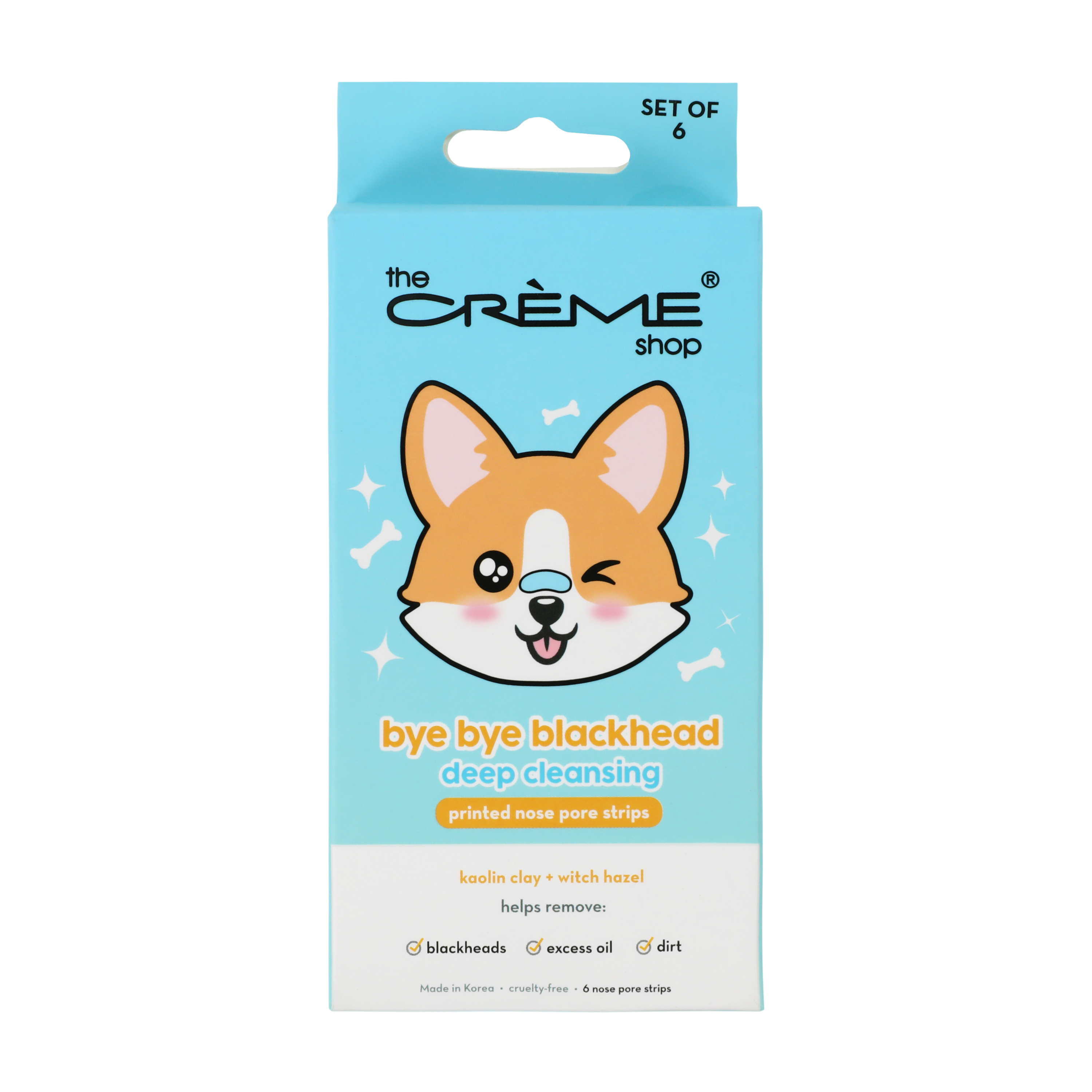 The Crème Shop® Printed Nose Pore Strips 6-Pack