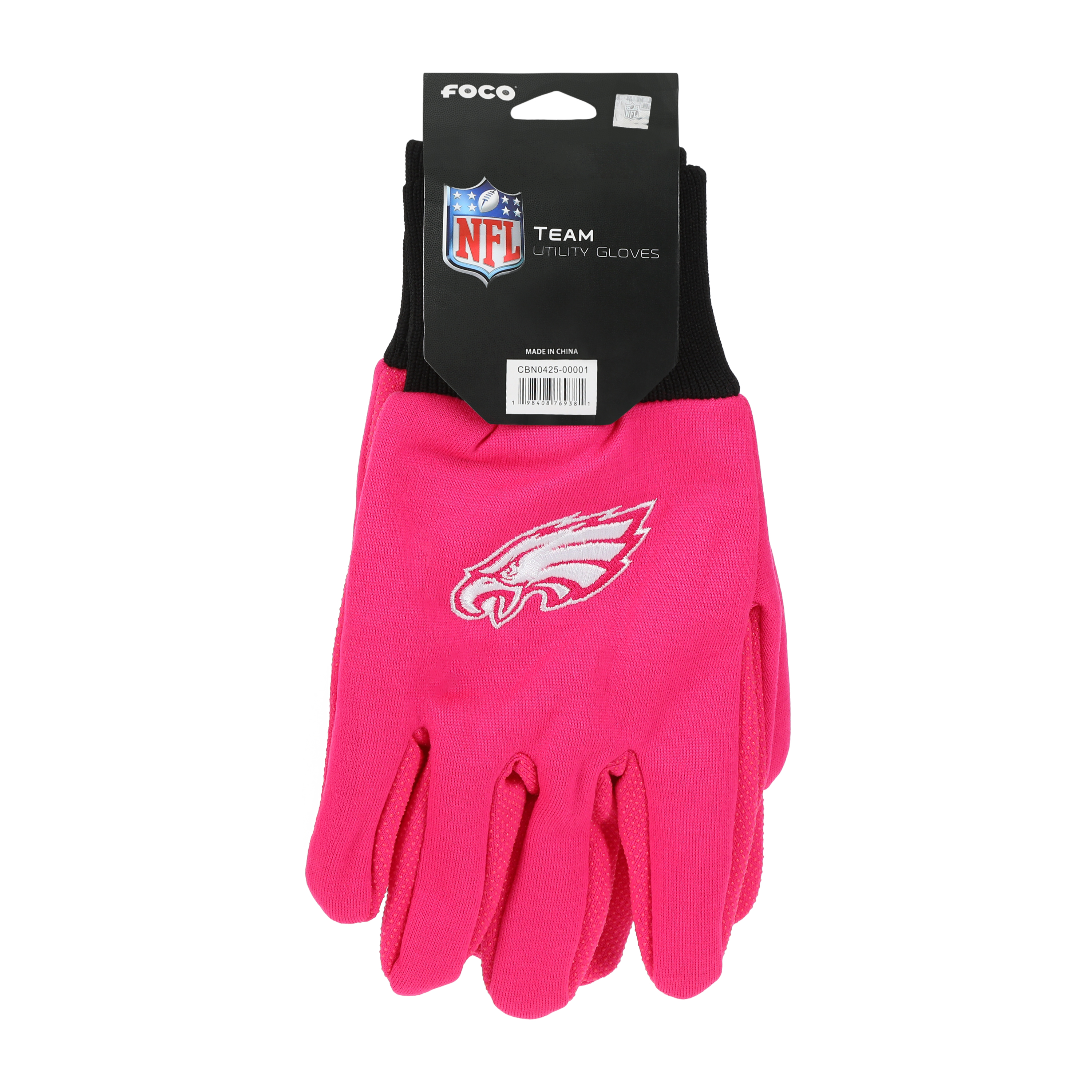 NFL Philadelphia Eagles Hot Pink Logo Gloves