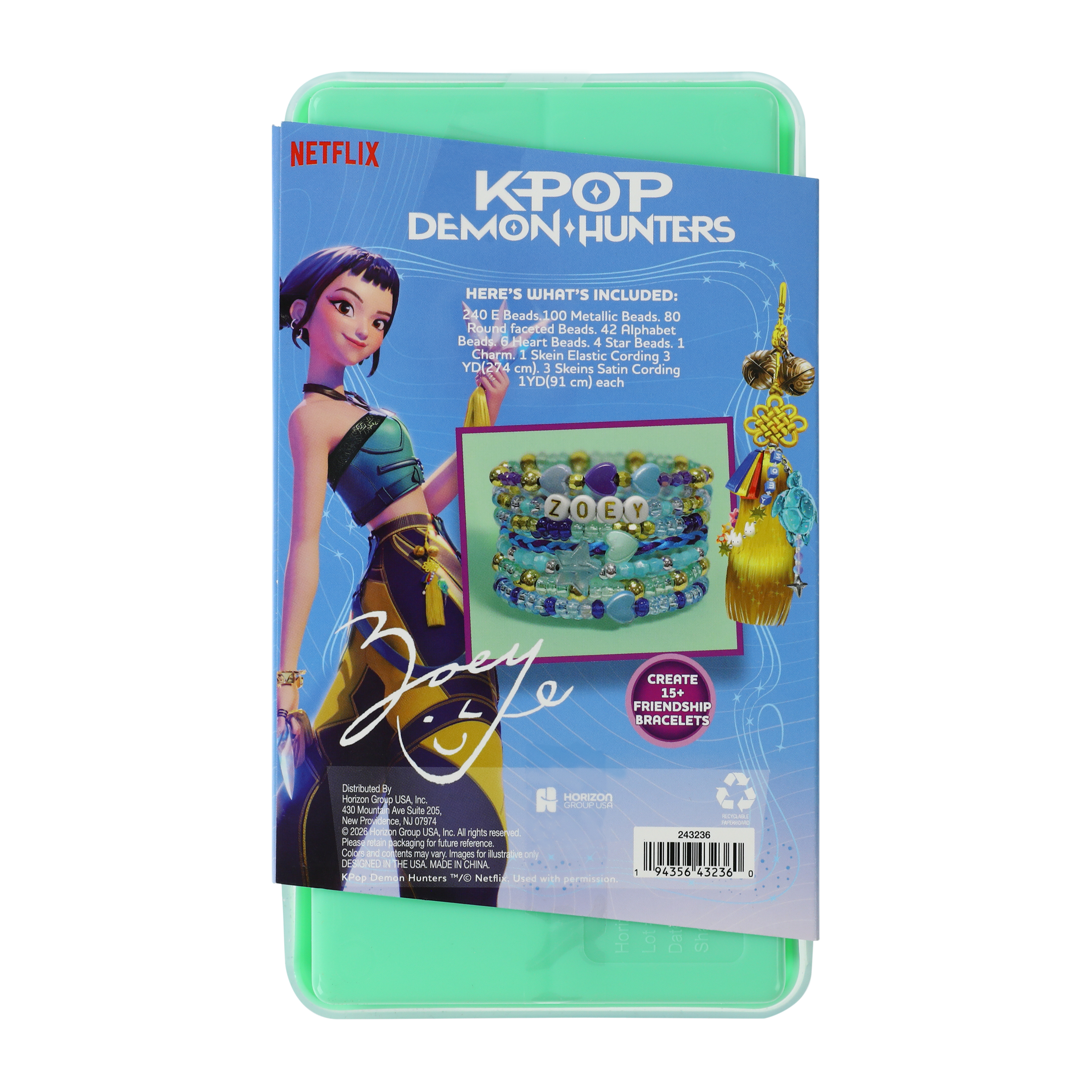 K-Pop Demon Hunters Zoey Friendship Bracelets Set