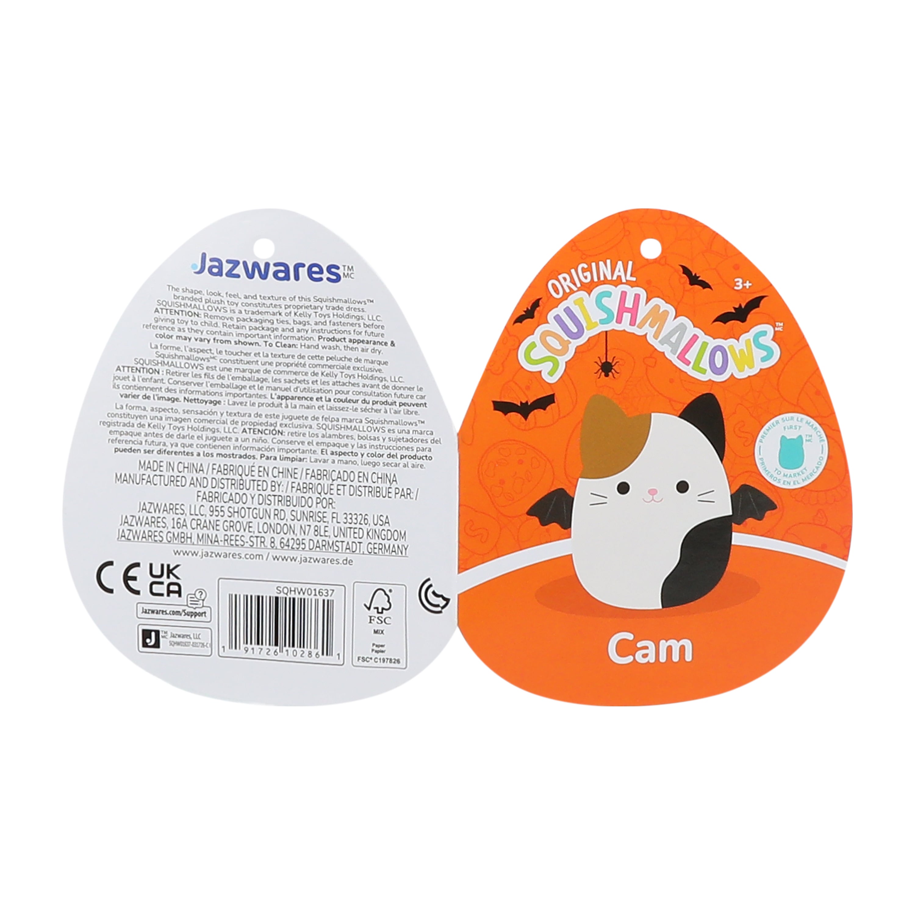 Squishmallows Halloween: Peluche Suavecito y Chulisimo 6