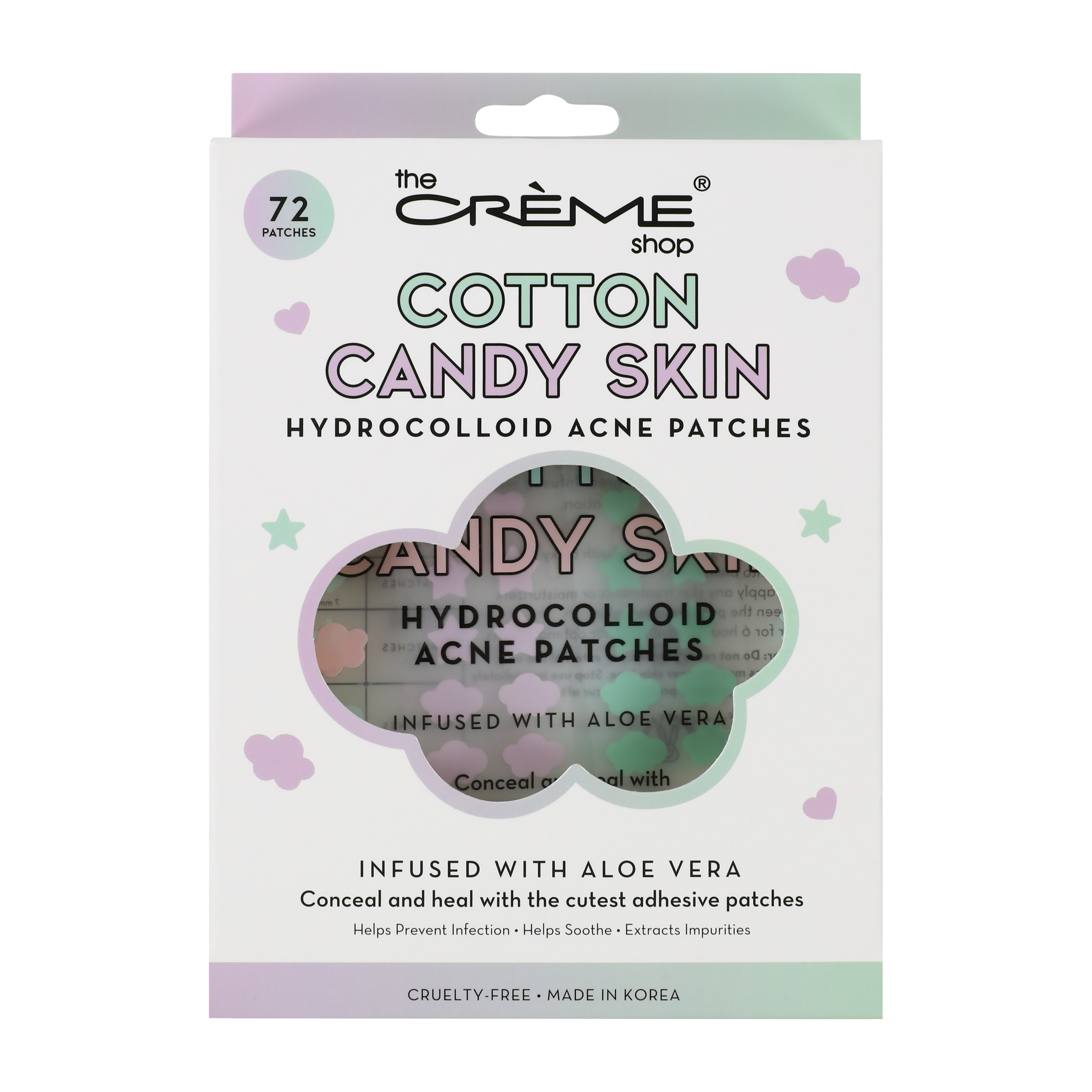 The Crème Shop® Cotton Candy Skin Acne Patches 72-Pack