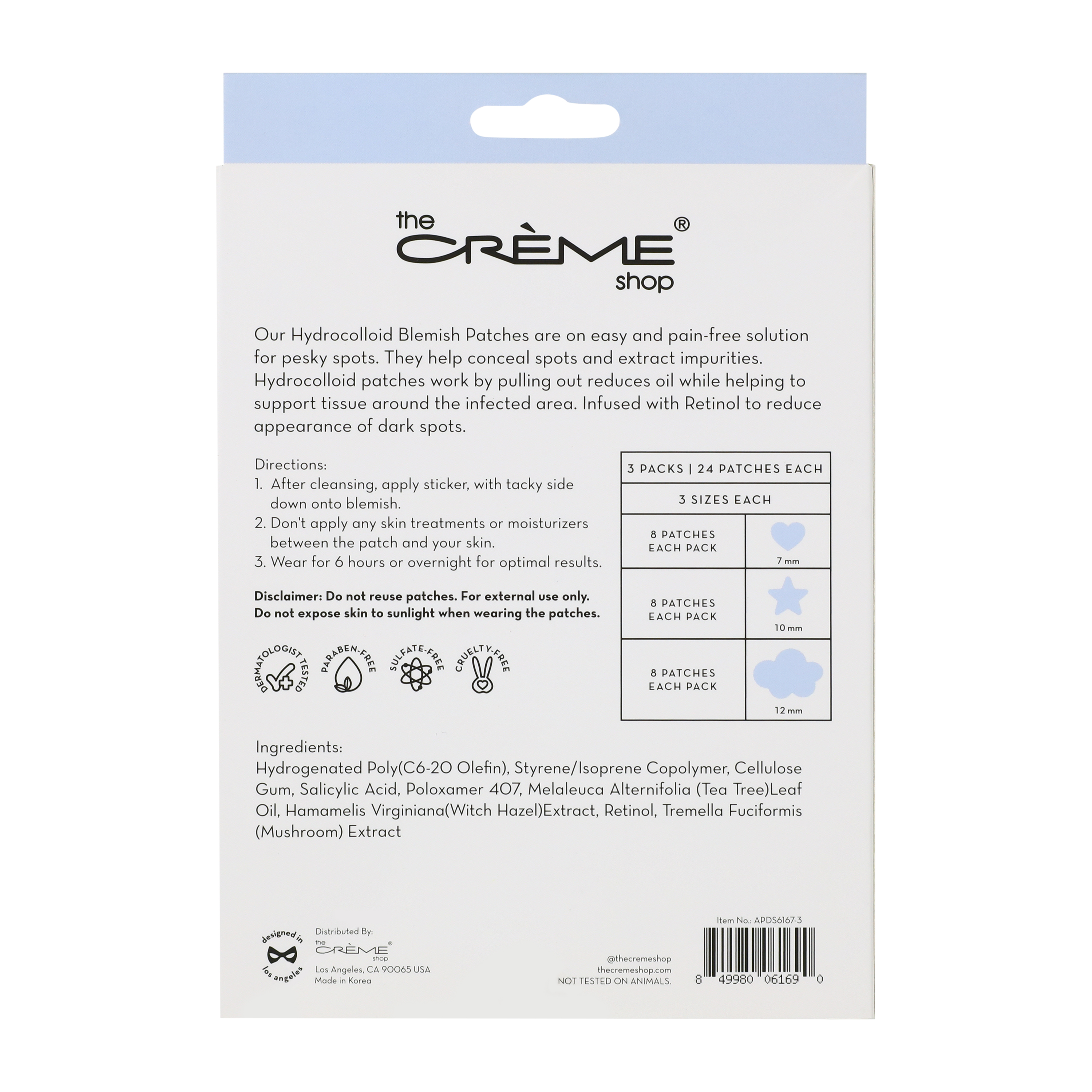 The Crème Shop® Dreamy Skin Blemish Patches 72-Pack