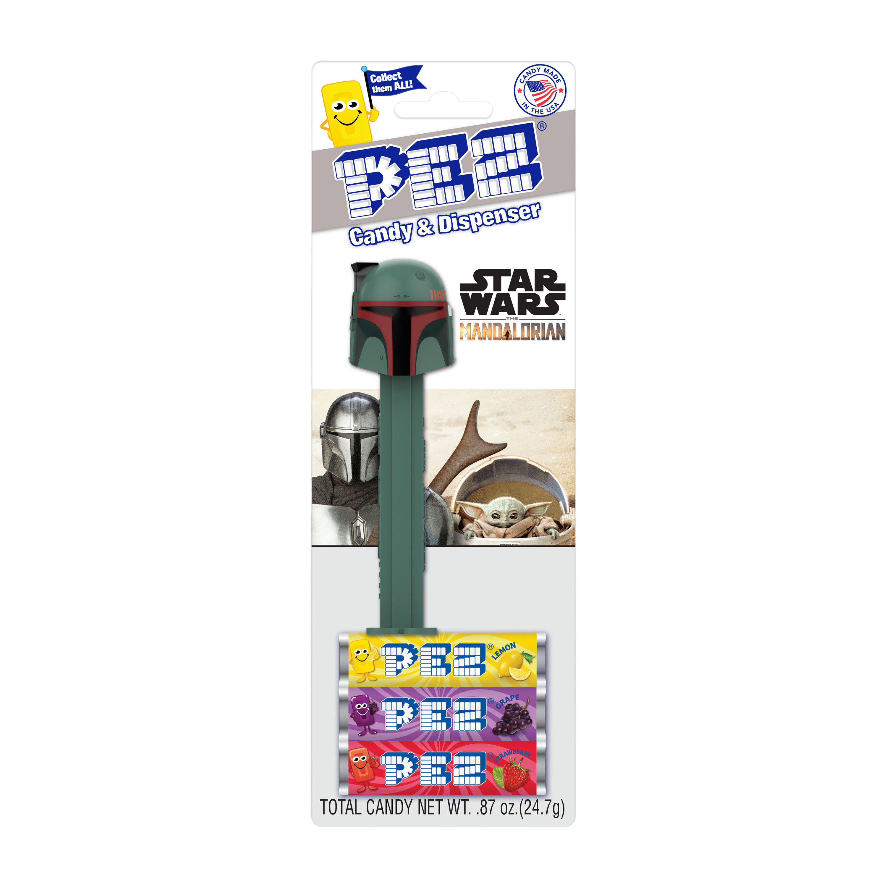 Pez® Star Wars The Mandalorian Candy & Dispenser Set