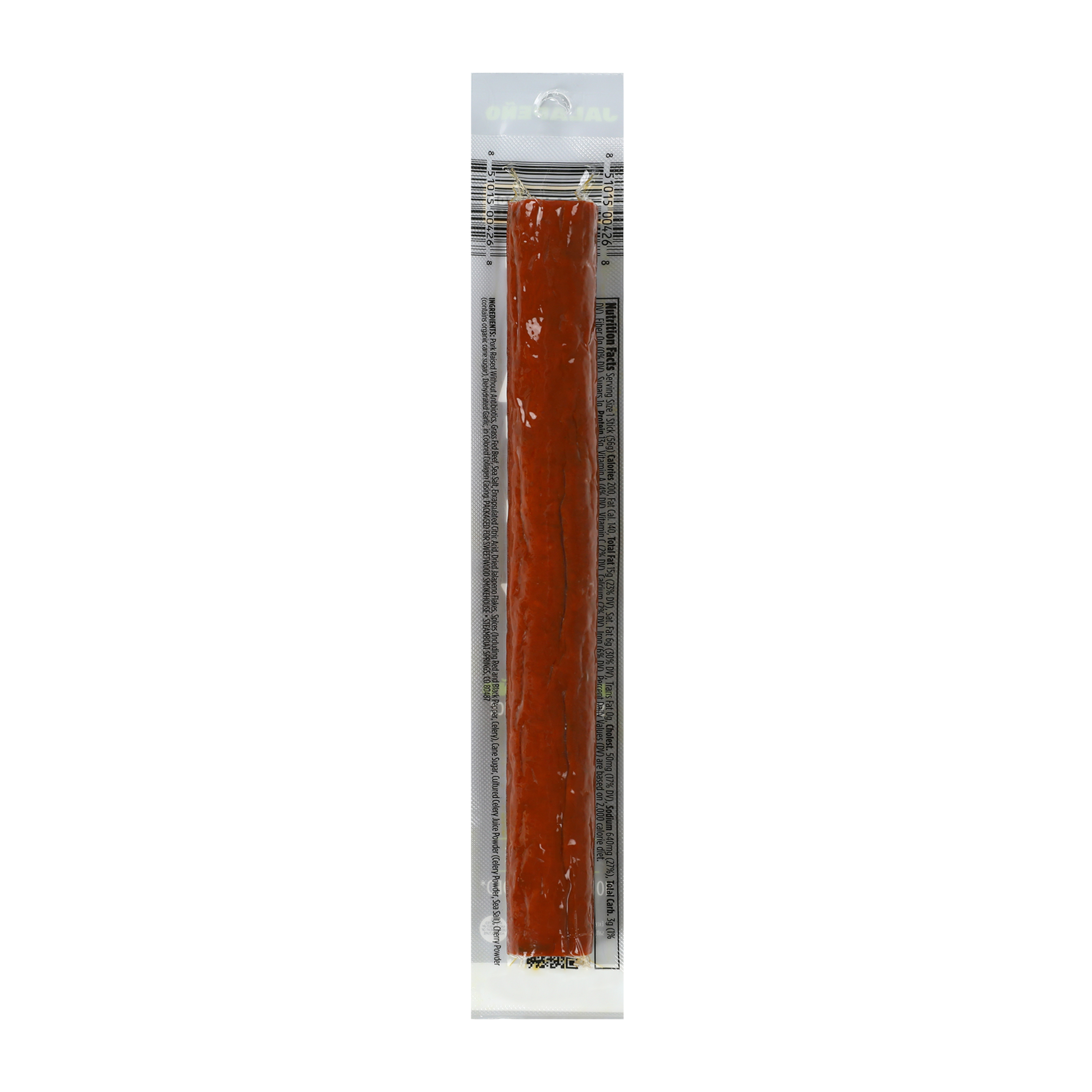 Sweetwood Smoke & Co.™ Fatty Jalapeno Smoked Meat Stick 2oz