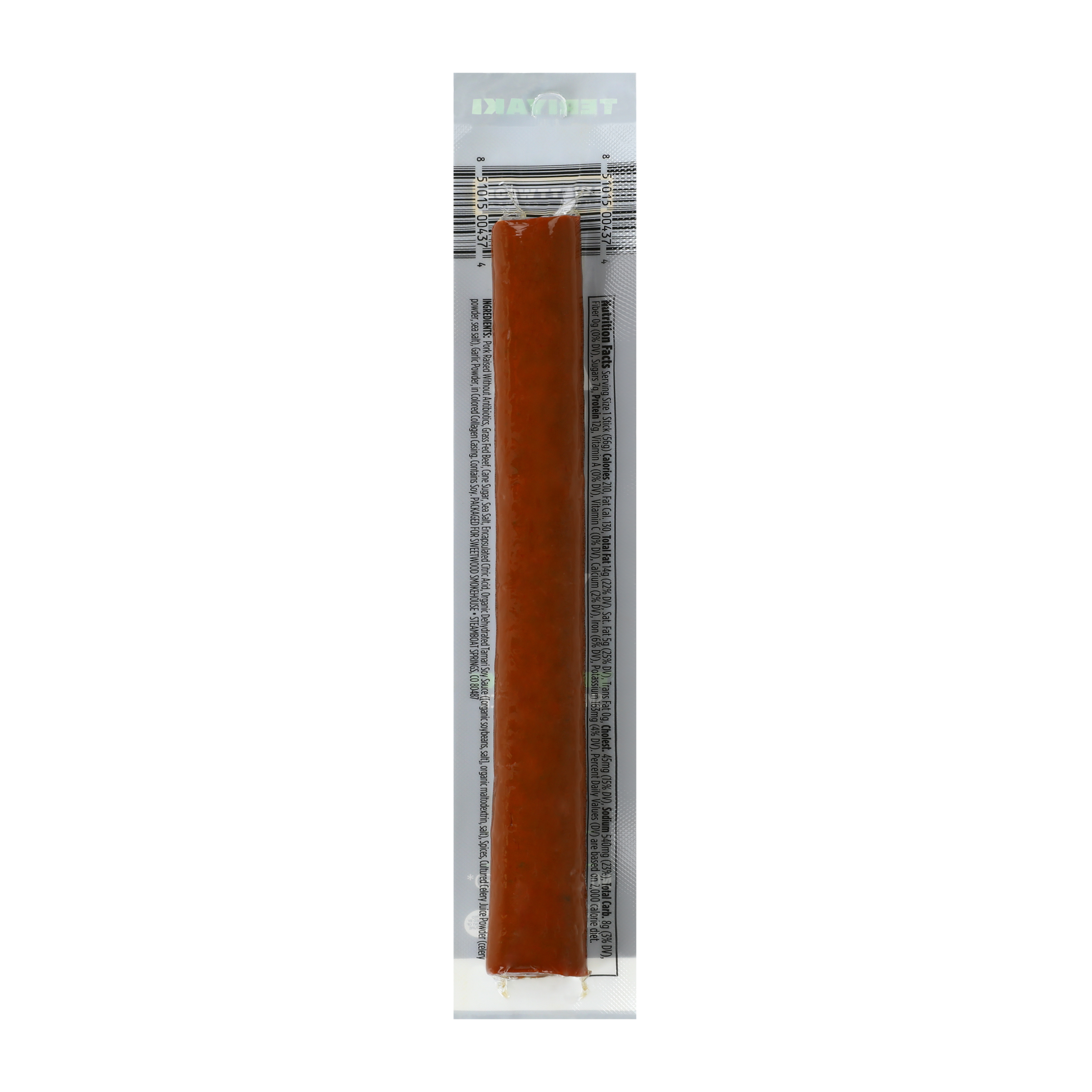 Sweetwood Smoke & Co.™ Fatty Teriyaki Smoked Meat Stick 2oz