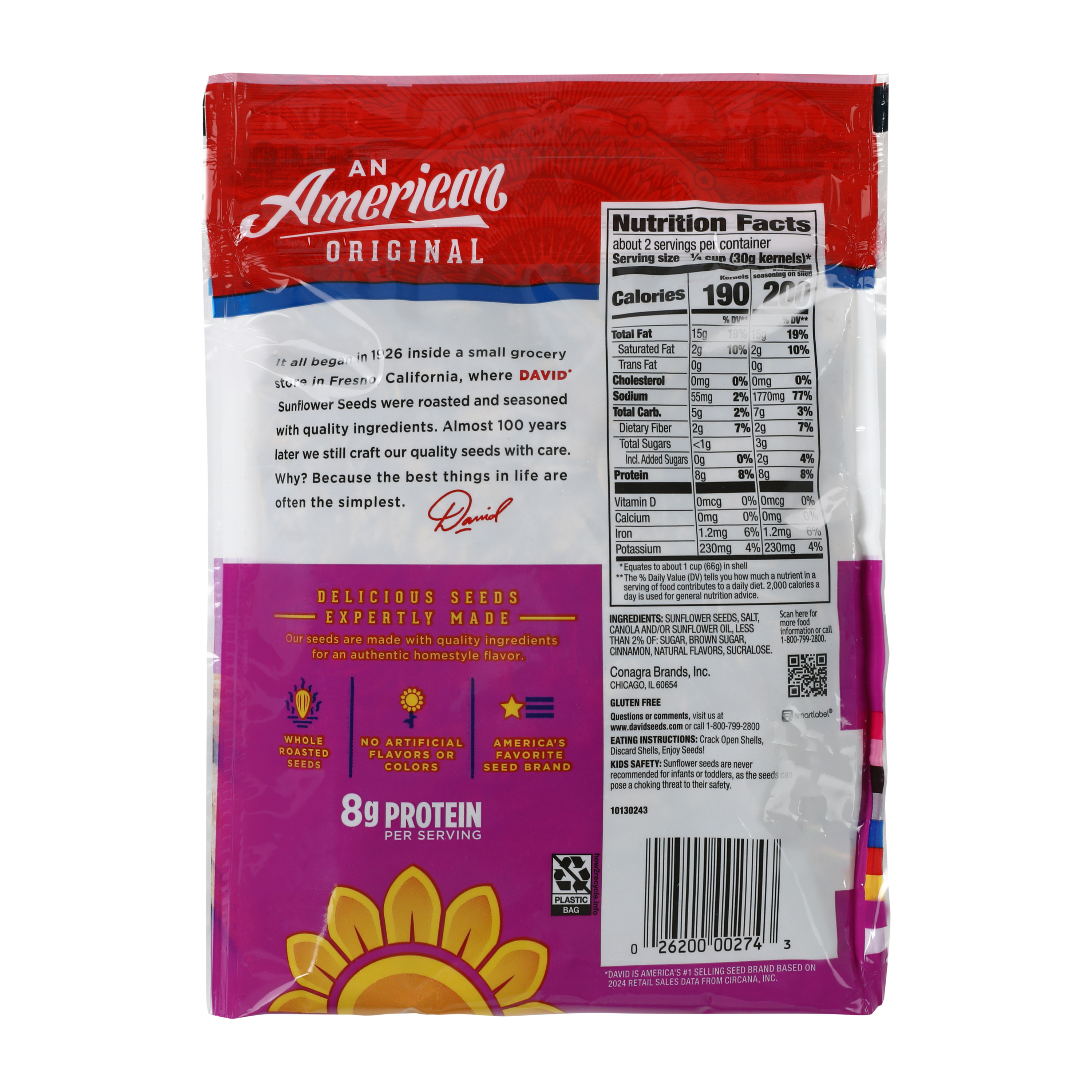 David® Jumbo Cinnamon Churro 5.2oz